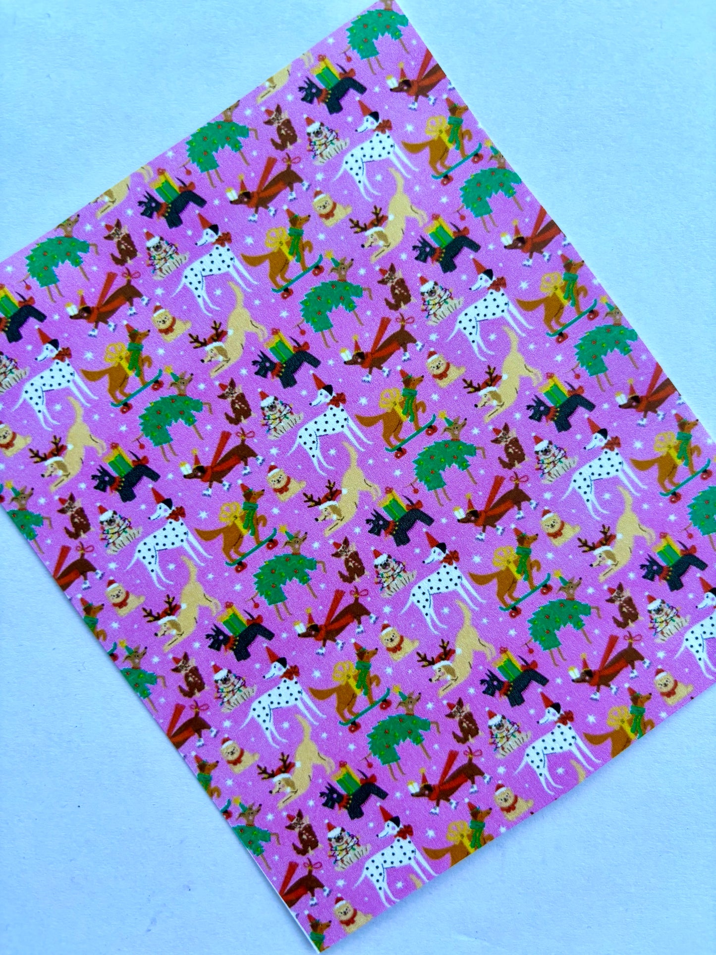 Xmas Dogs Transfer Paper