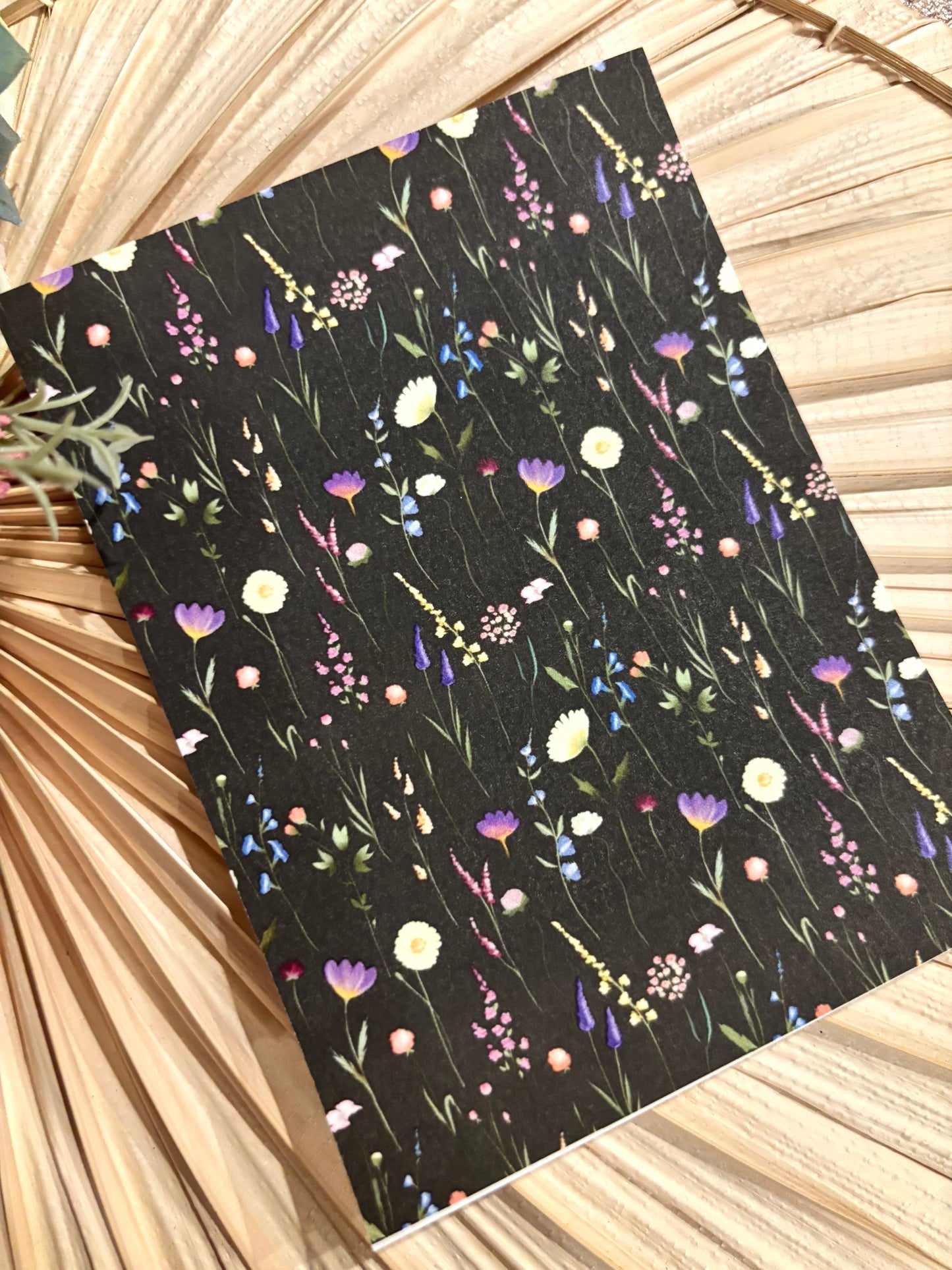 Lavender Wild Flowers Transfer Paper