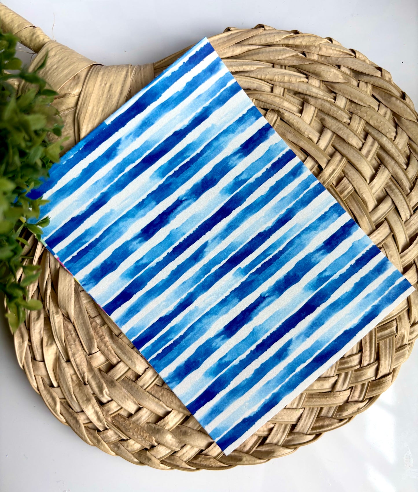 Blue Watercolor Transfer Paper