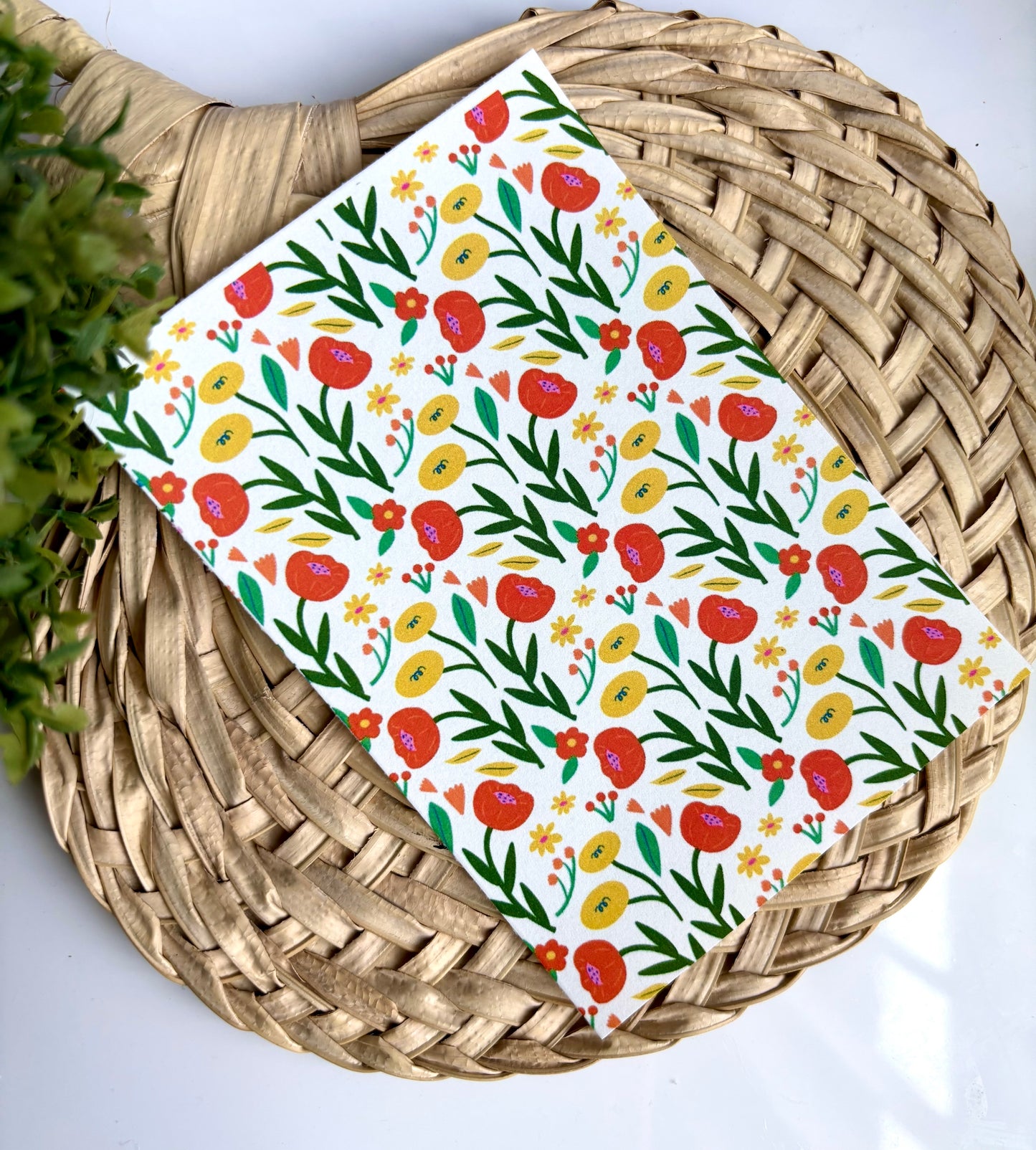 Springy Flowers Transfer Paper