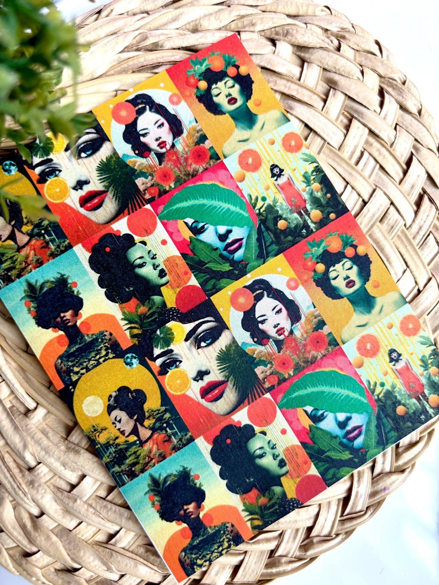 Retro Beauties C Transfer Paper