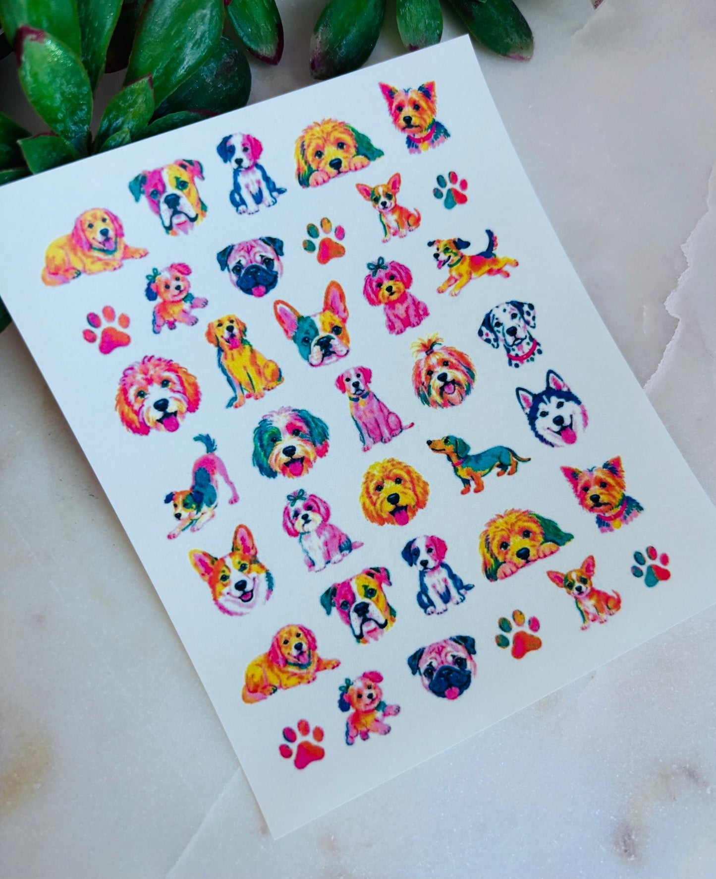 Whimsy Dog Charm Transfer Paper