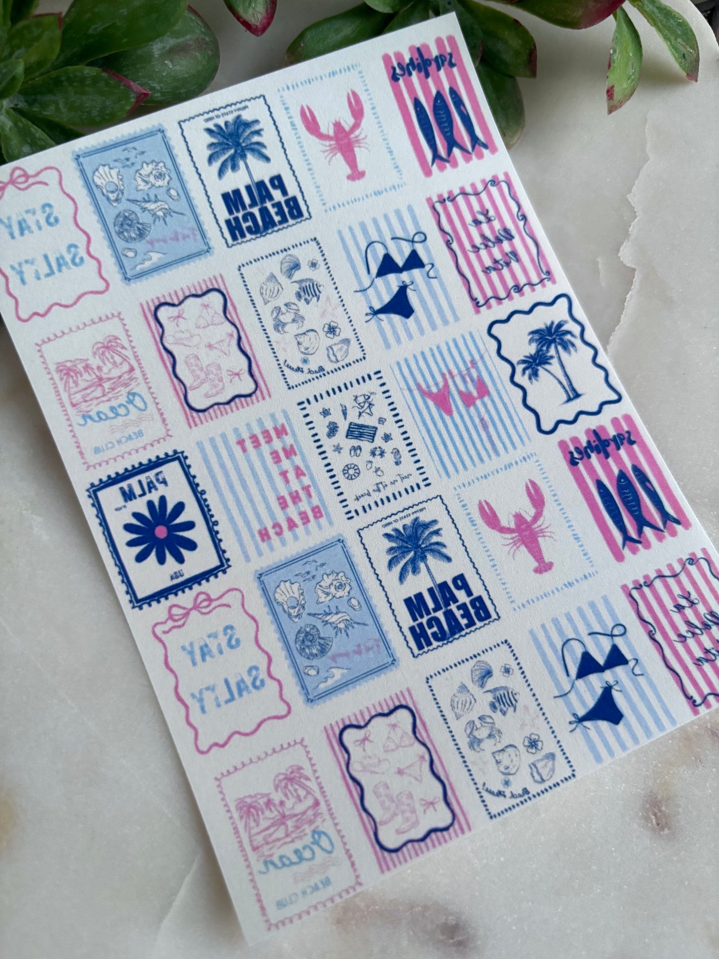 Palm Beach Tile Transfer Paper