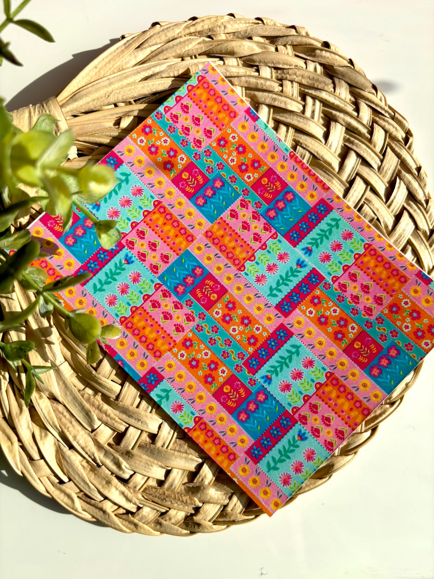 Summer Patchwork Transfer Paper