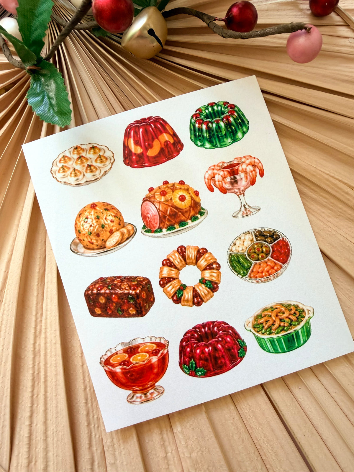 Retro Glass Food Transfer Paper