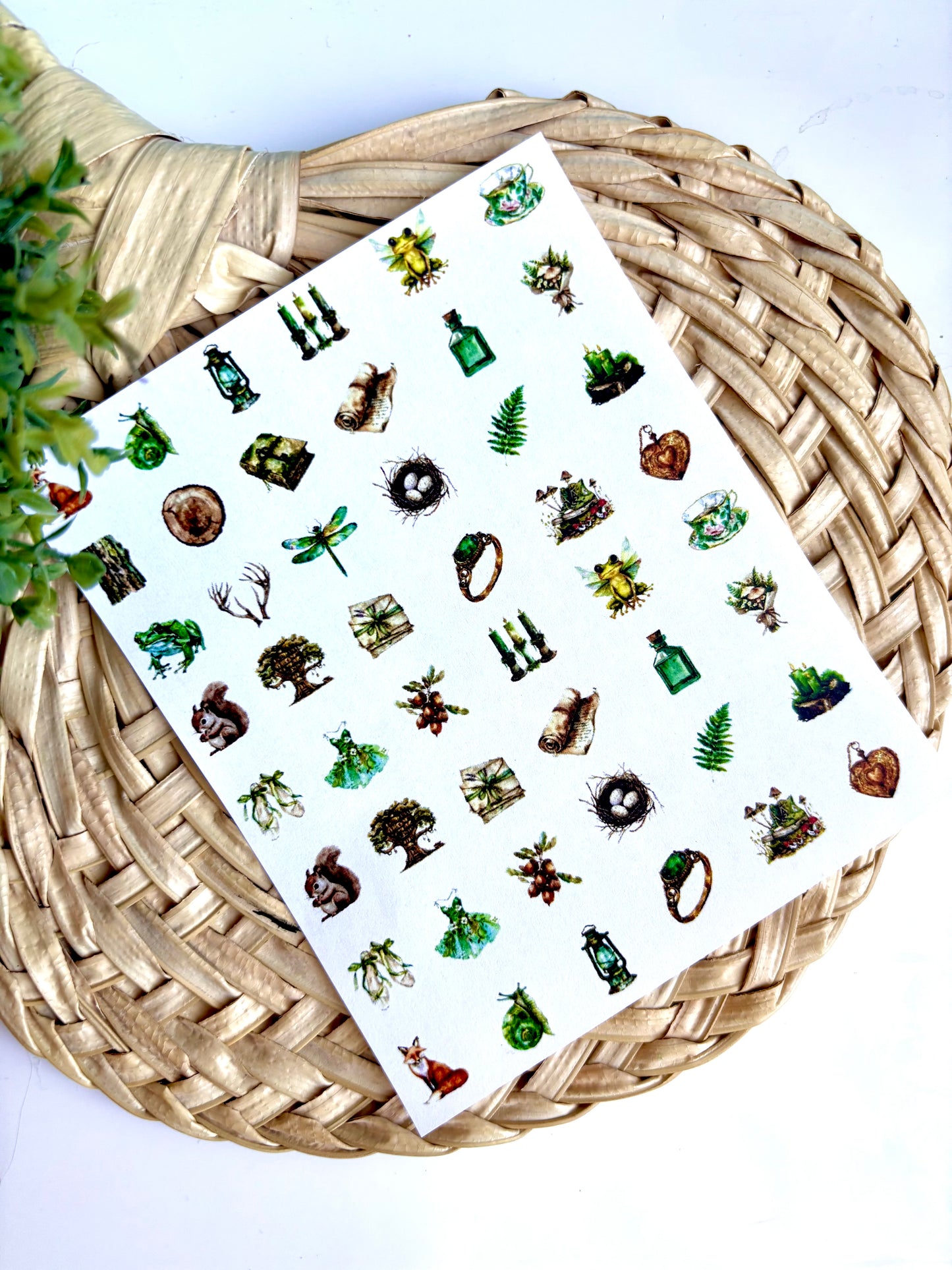 Enchanted Forest Charms B Transfer Paper