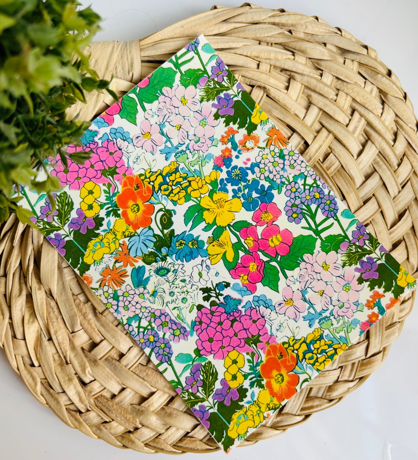 Retro Floral A Transfer Paper