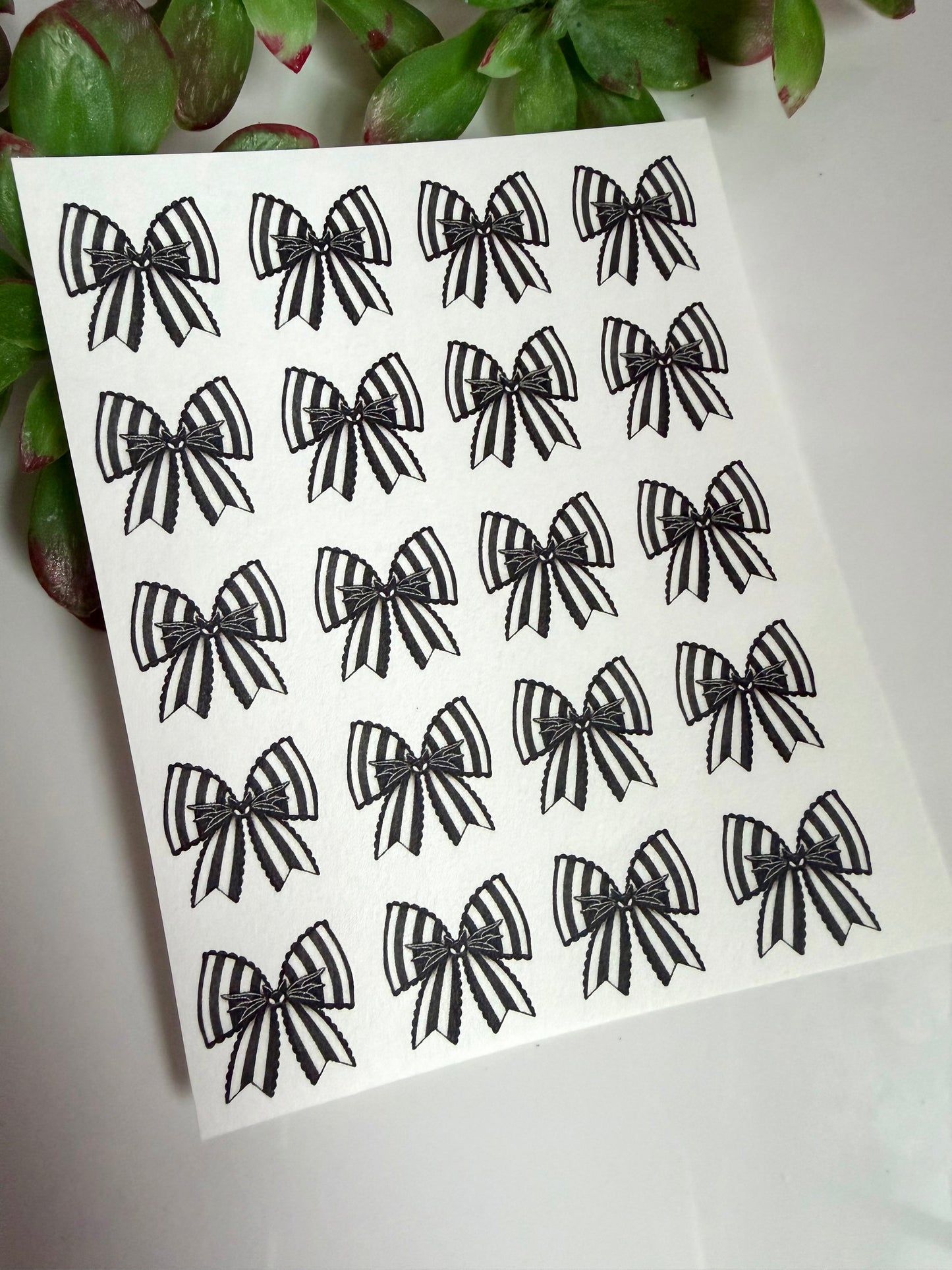 Nightmare Bow Transfer Papers