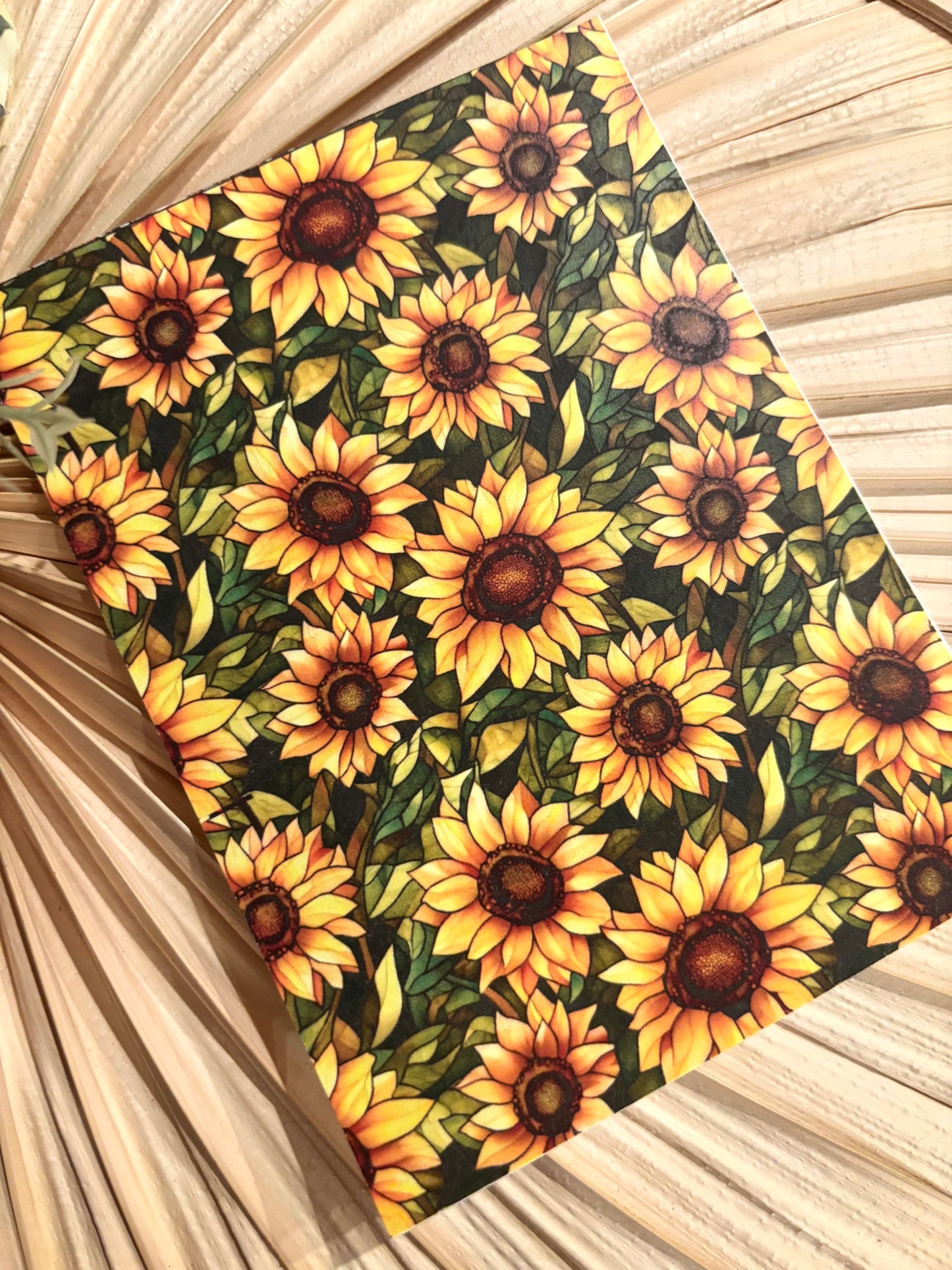 Sunflowers & Leaves Transfer Paper