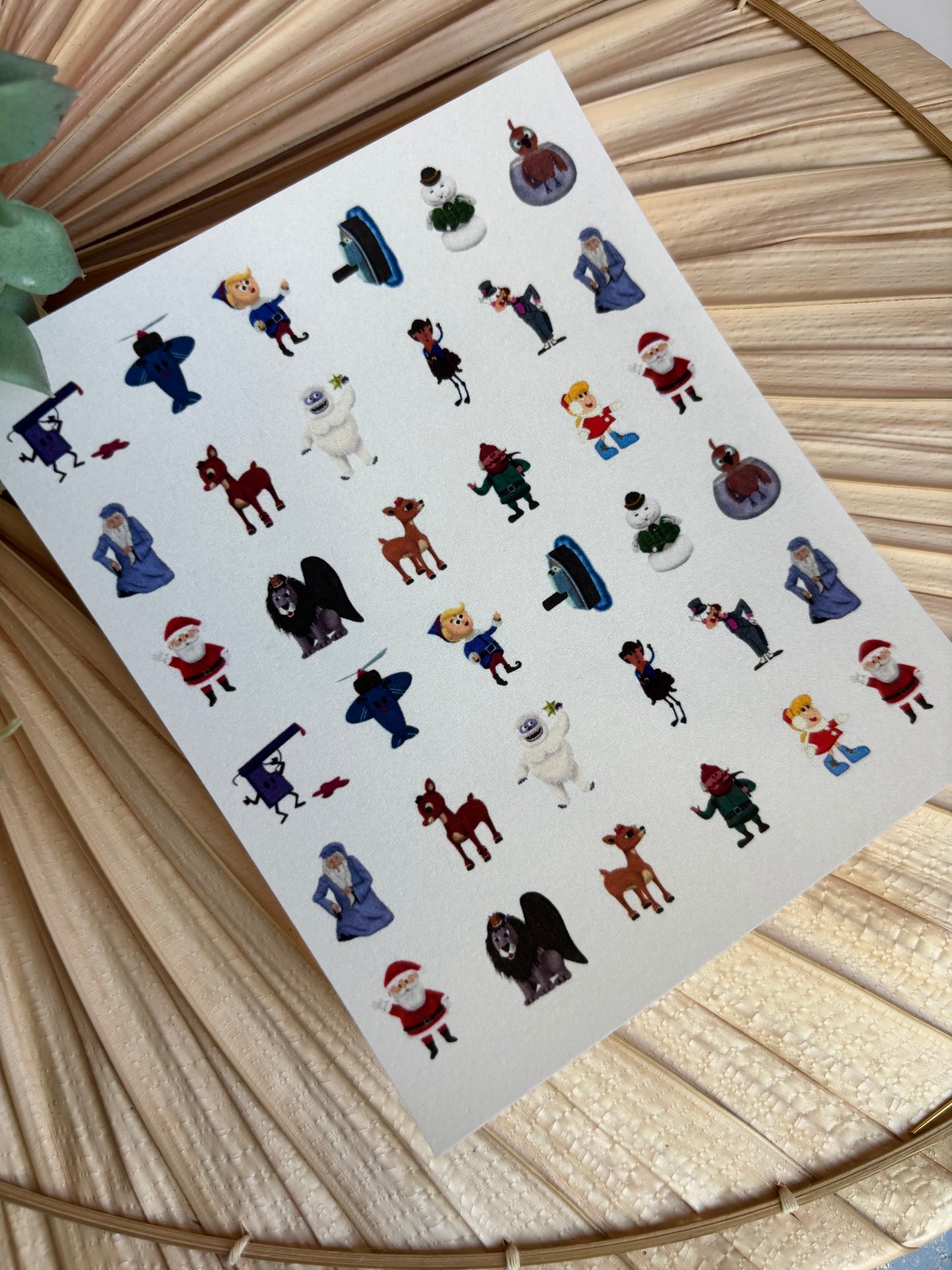 Rudolph Charms Transfer Paper