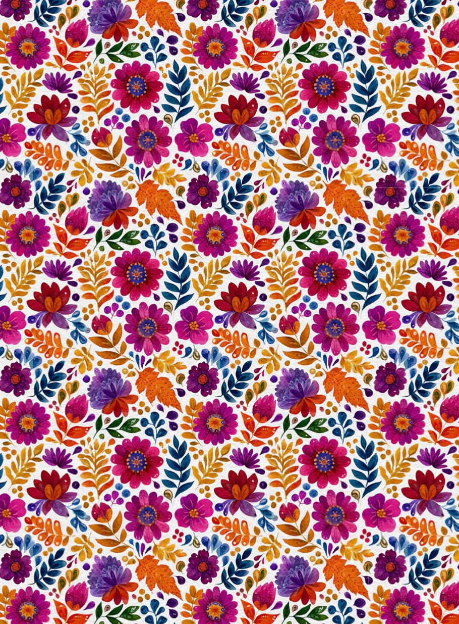 Leaves & Flowers Transfer Paper