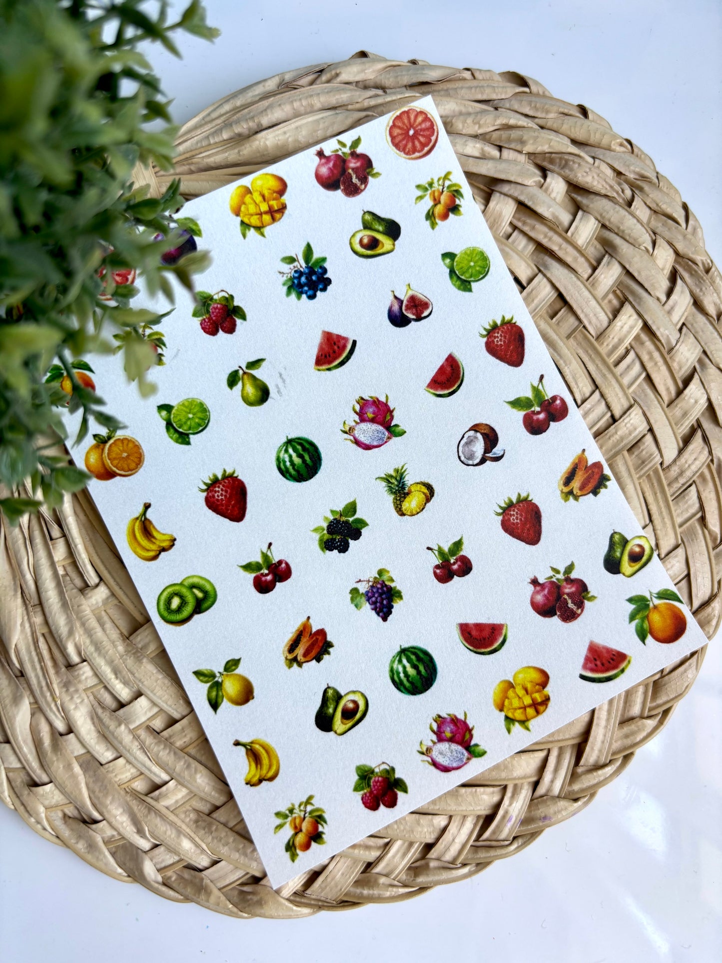 Fruit Charm Transfer Paper