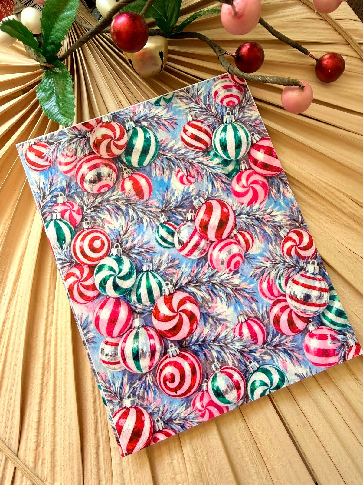 Peppermint Tinsel Transfer Paper