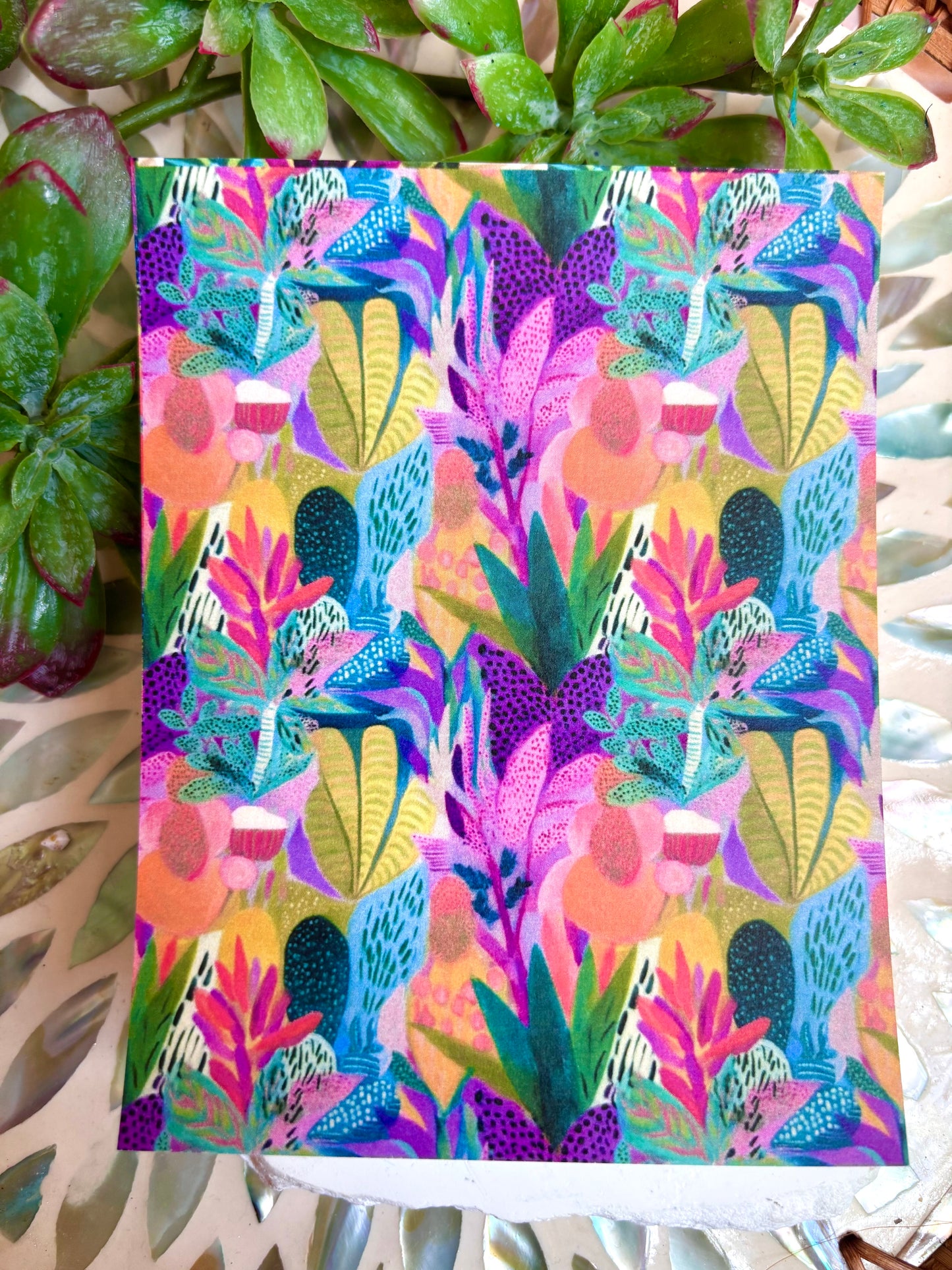 Funky Coral Transfer Paper