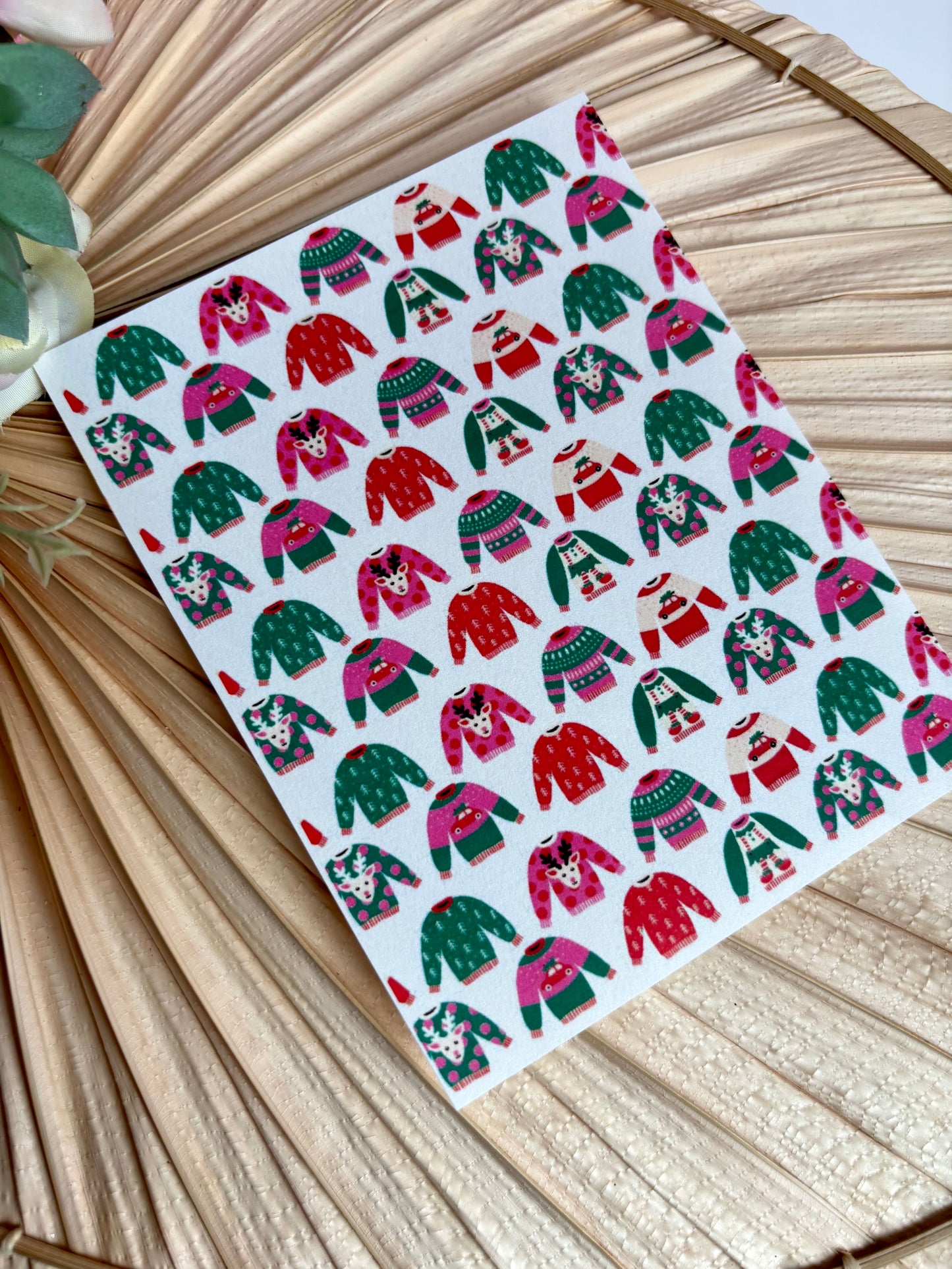 Xmas Sweaters Transfer Paper