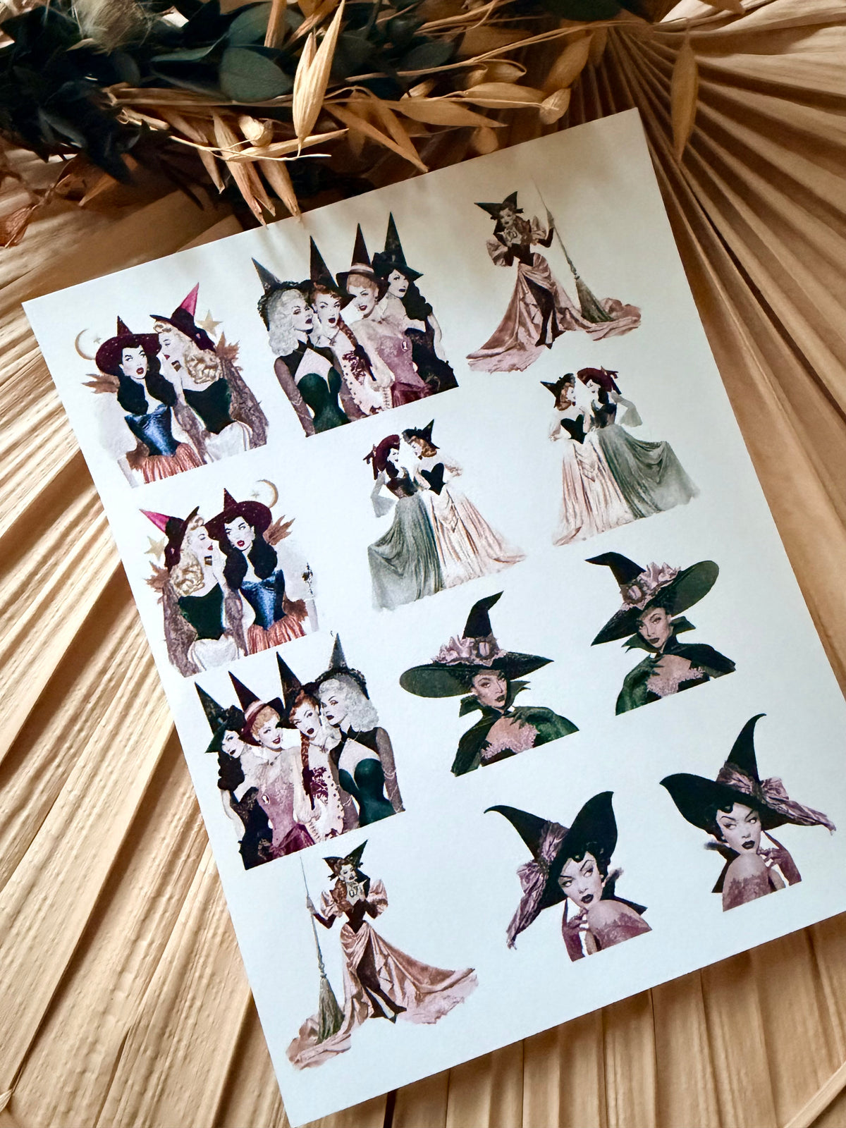 Glam Witches Transfer Paper