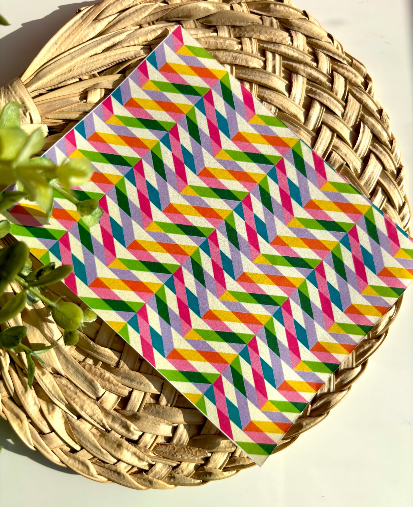 Geometric E Transfer Paper