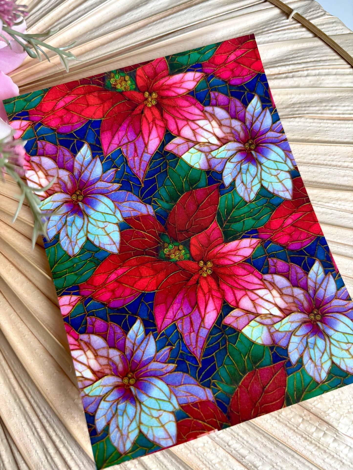 Poinsettia (December) SG Transfer Paper