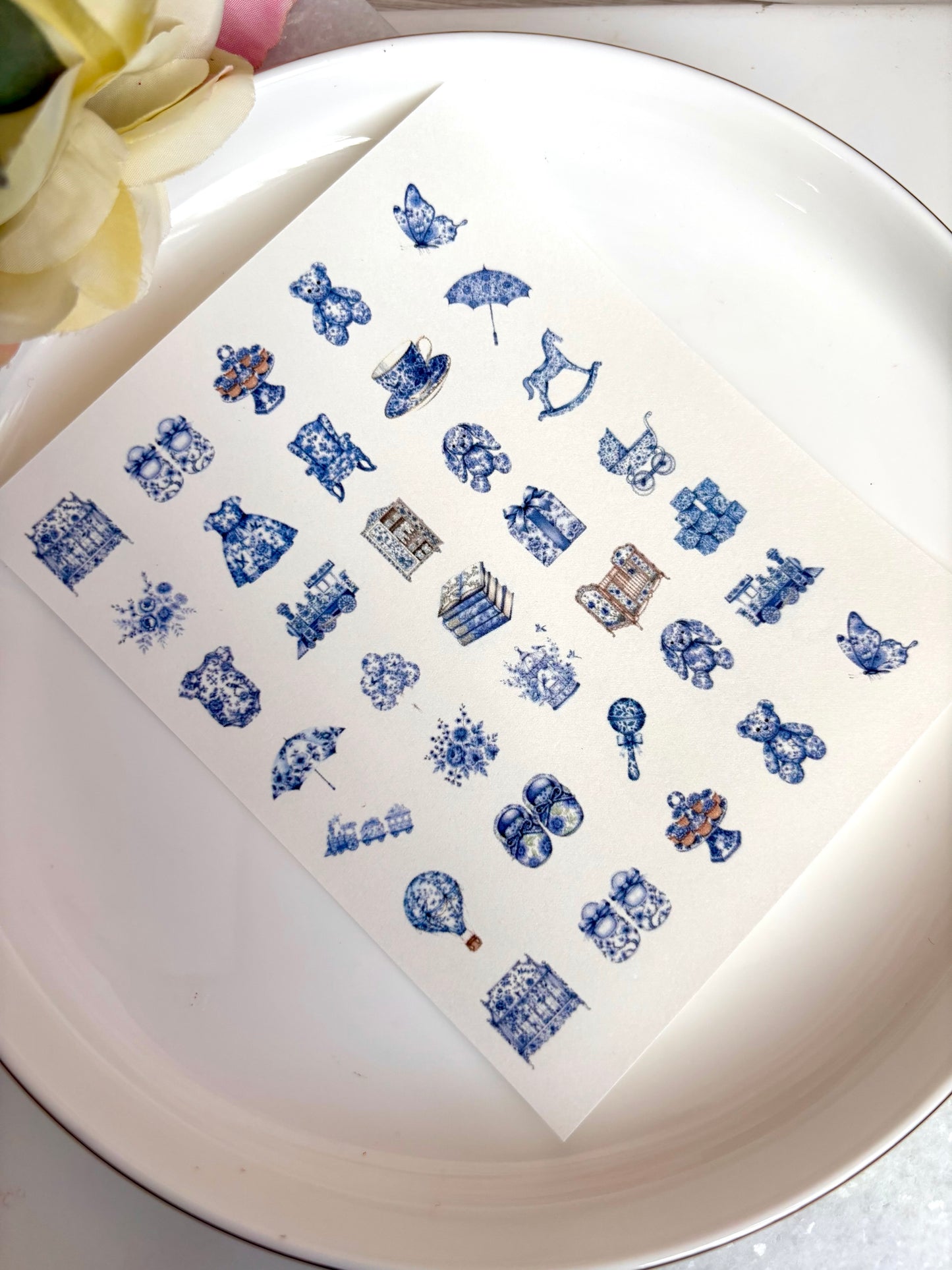 Toile Baby Charm Paper