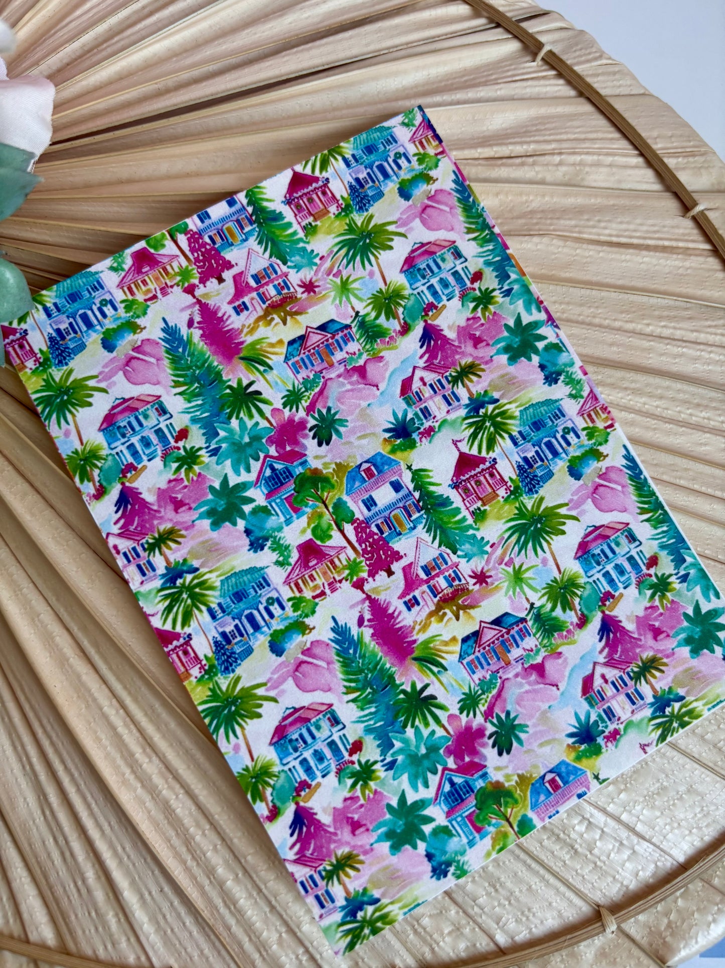 Christmas Island Village Transfer Paper