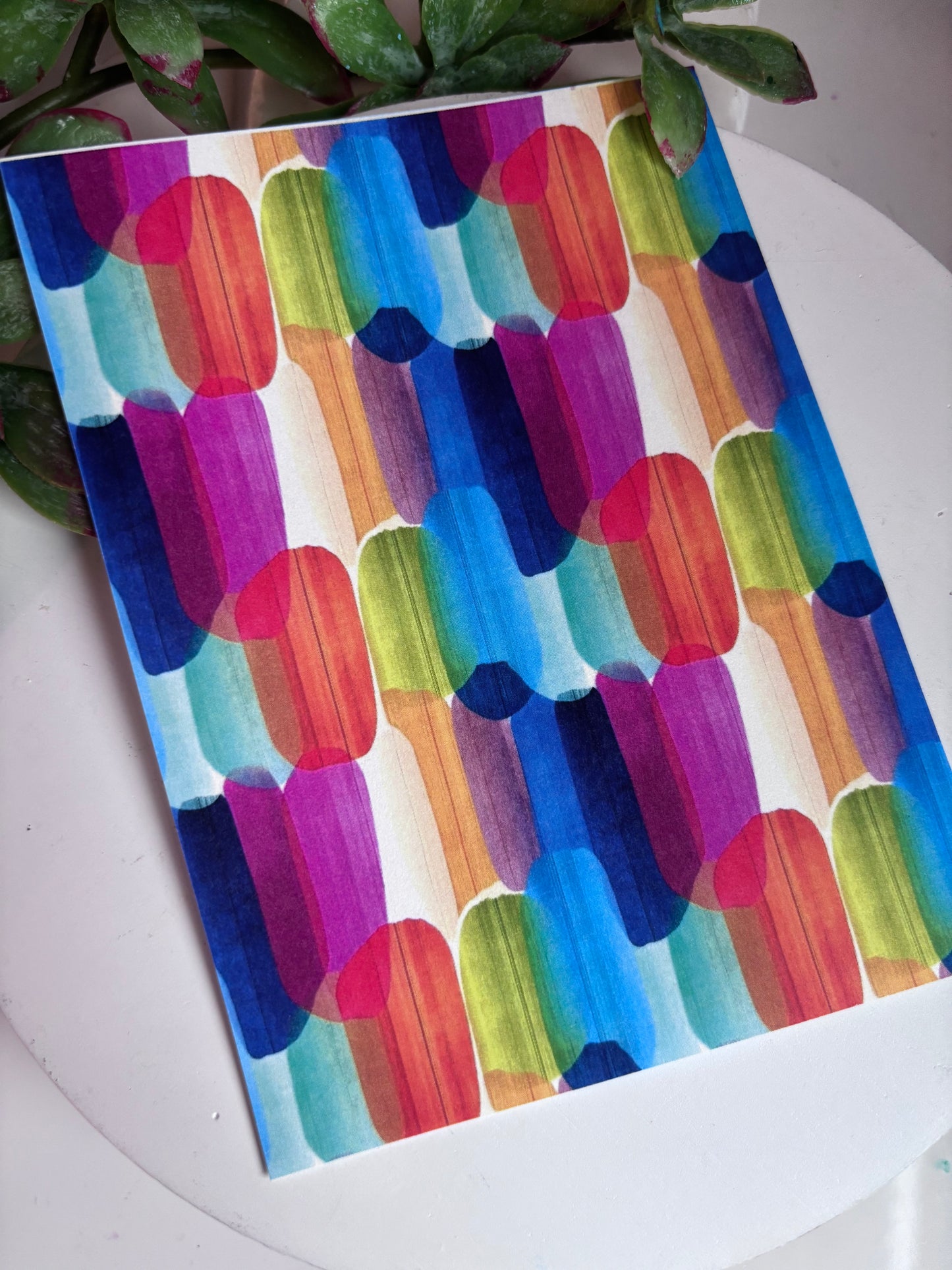 Bright Brushstroke Transfer Paper