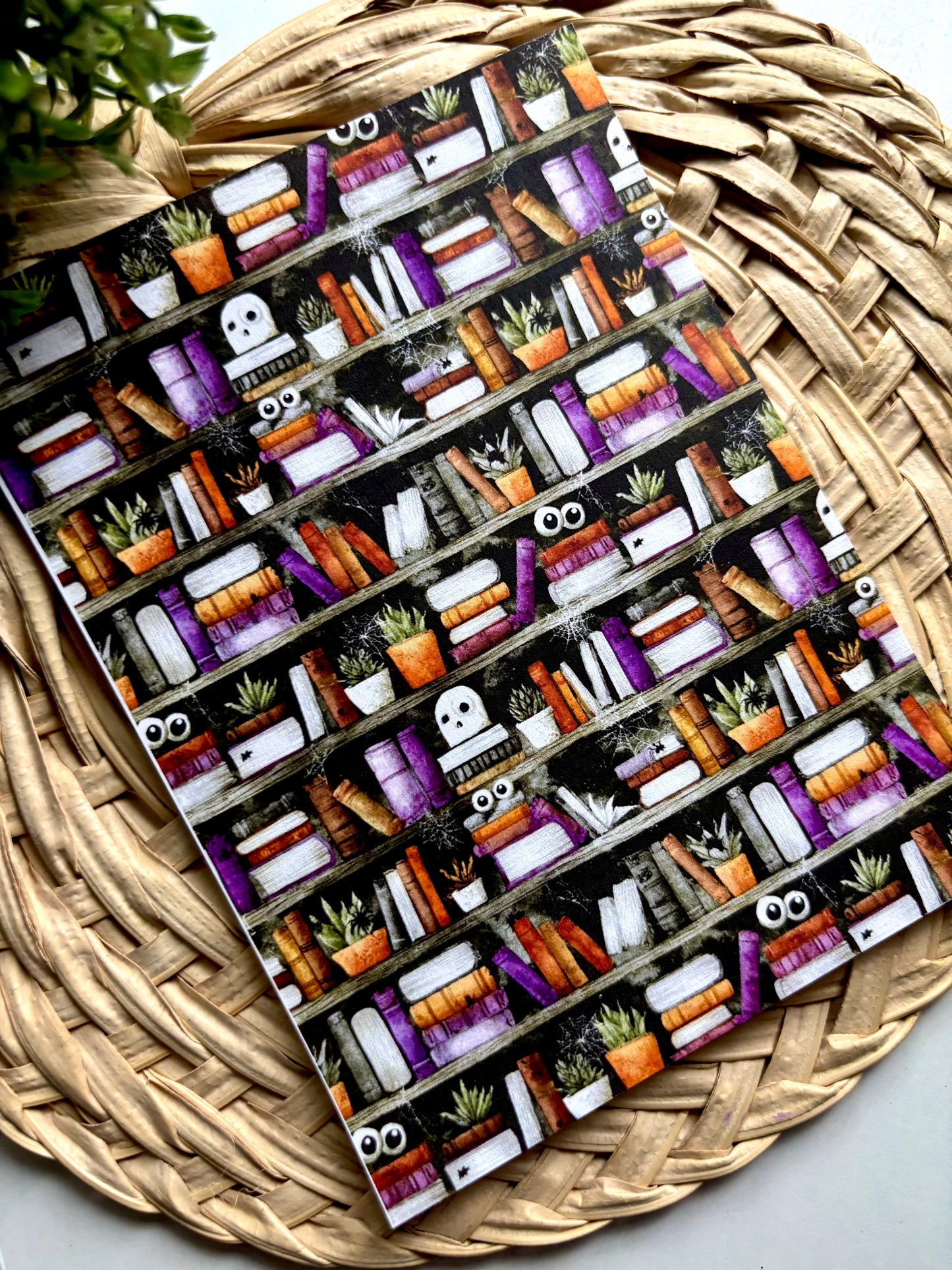 Spooky Shelves Transfer Paper