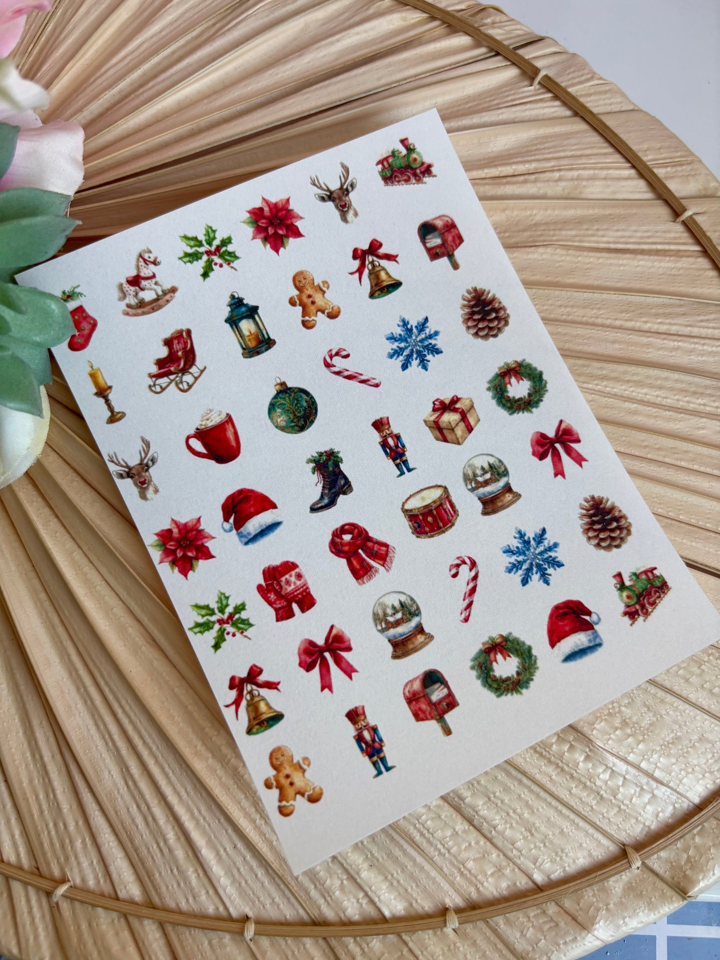 Classic Christmas Charms Transfer Paper