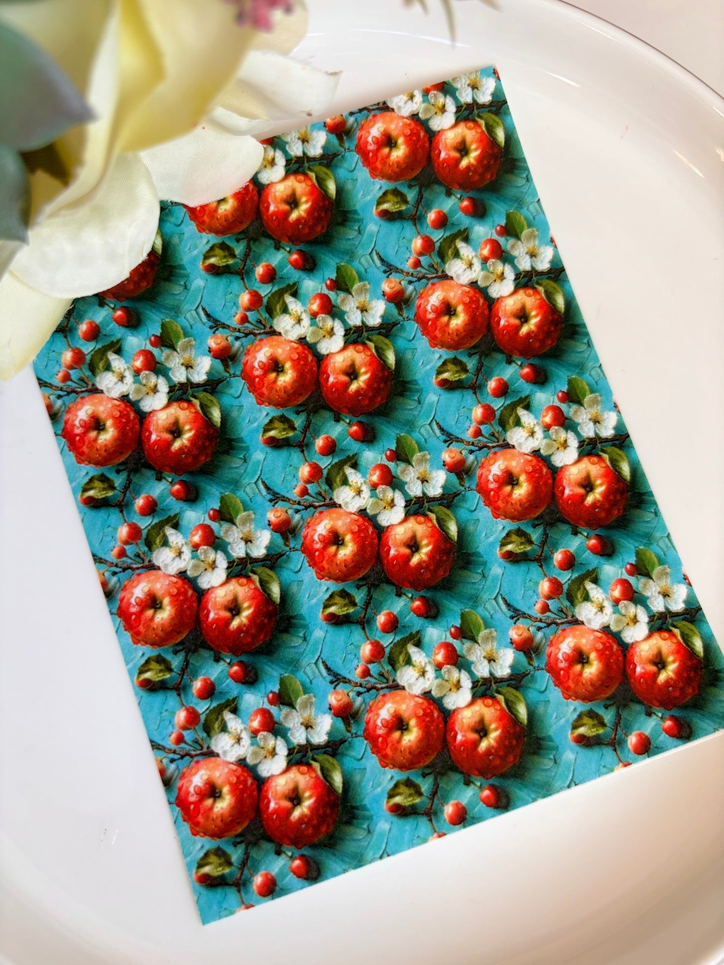 Apple Impasto Transfer Paper