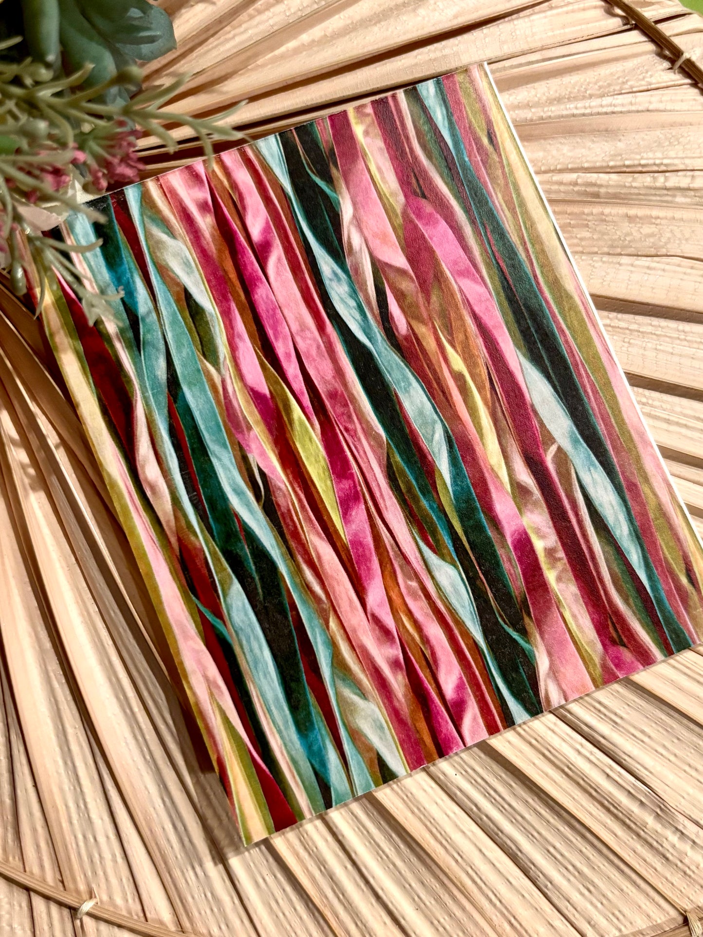 Velvet Ribbon Cascade Transfer Paper