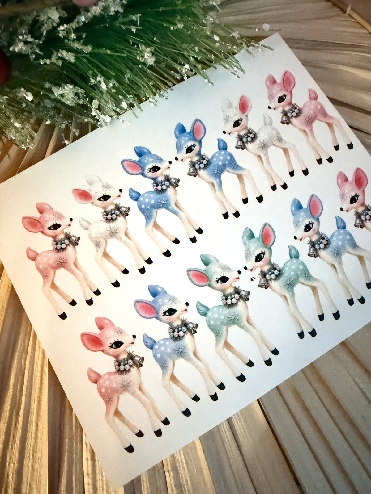 Fancy Fawn Transfer Papers & Mirrored Cutter Set