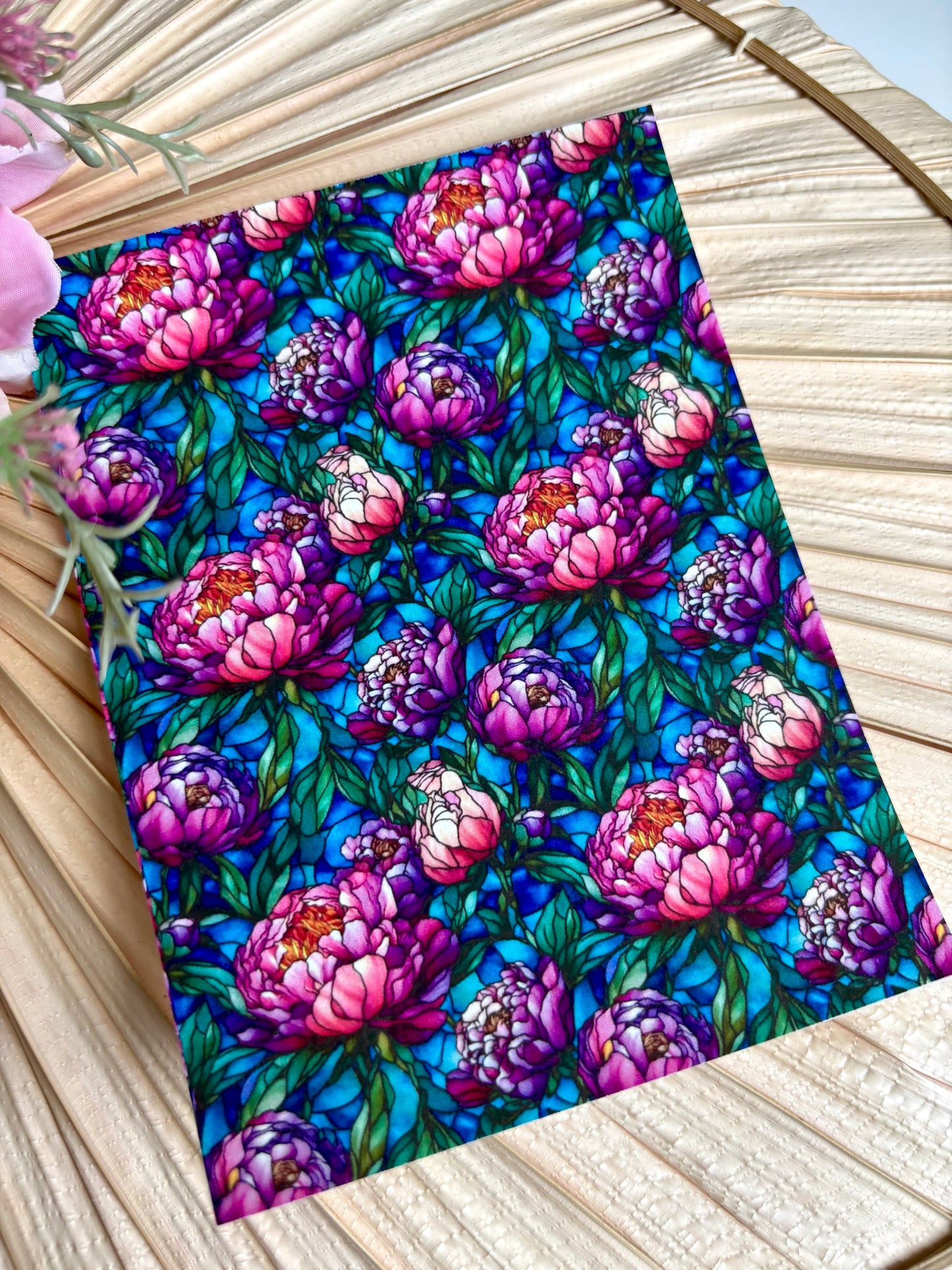 Purple Peony Buds SG Transfer Paper