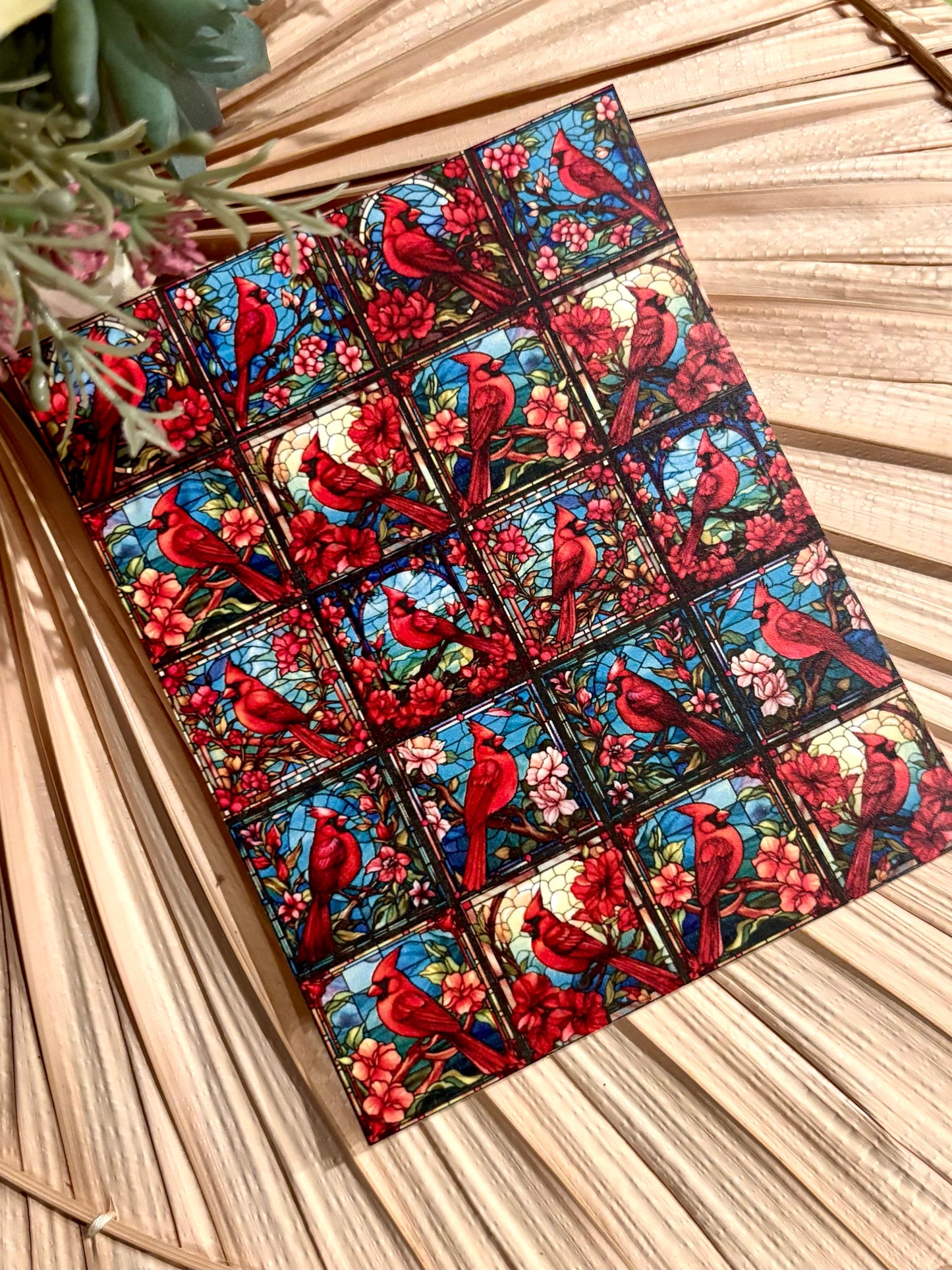 Cardinal Tile Transfer Paper