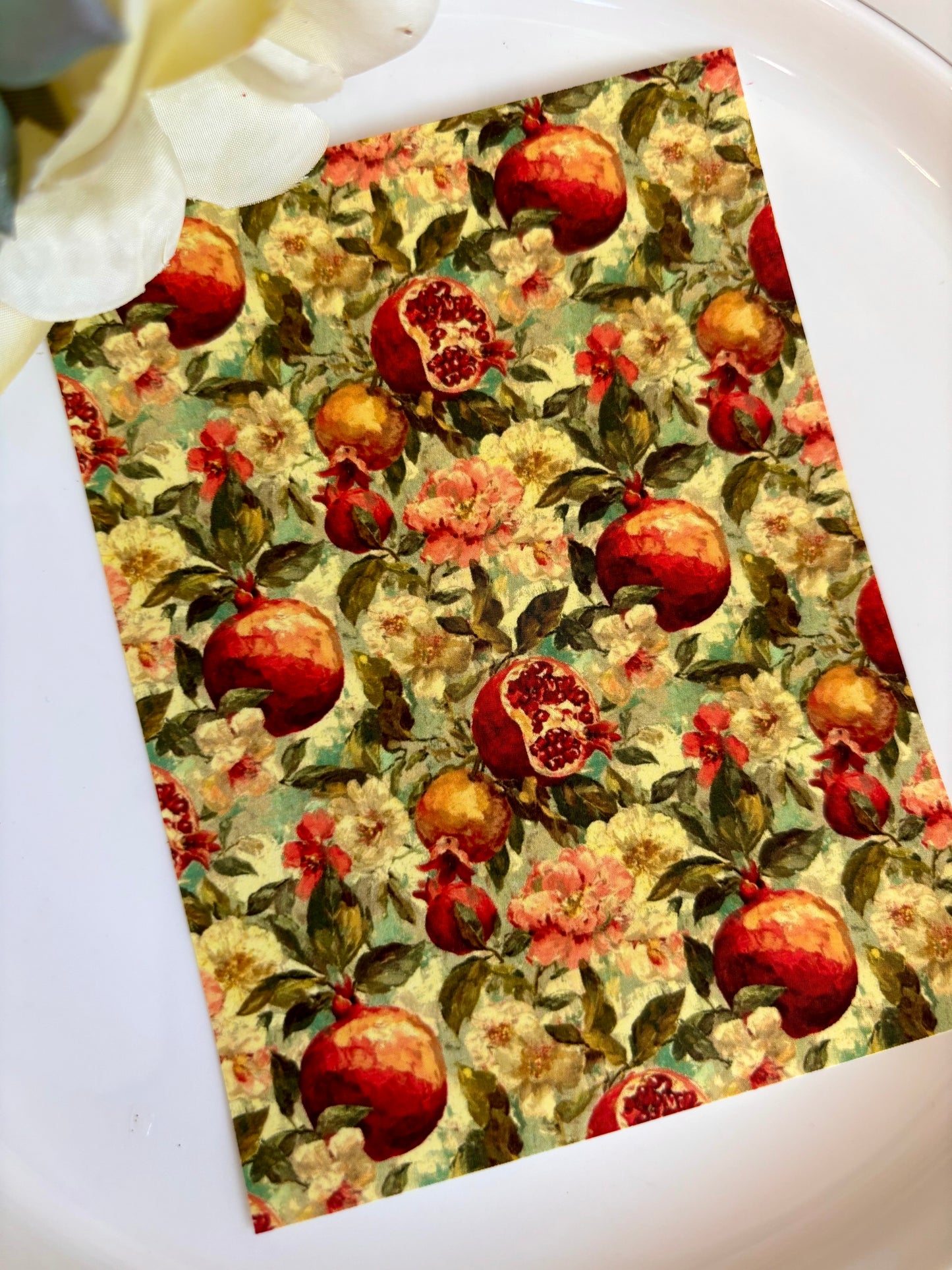 Pomegranate Oil Painting Transfer Paper