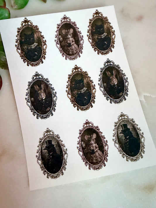 Anthropomorphic Vintage Frame Transfers