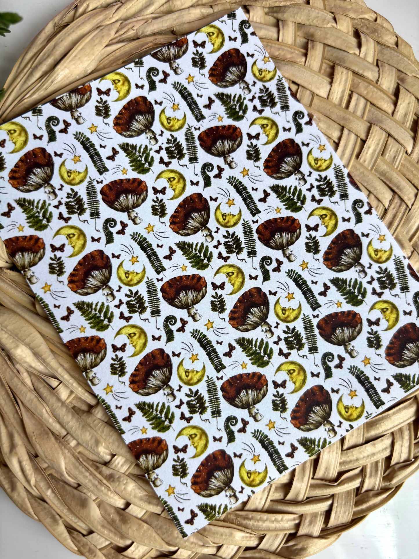 Moon & Mushrooms Transfer Paper