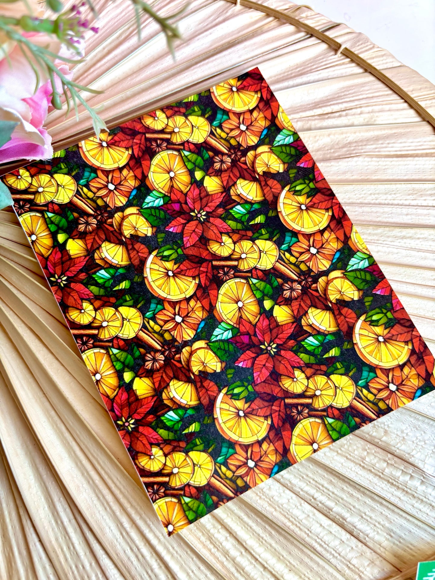 Orange & Cinnamon Transfer Paper