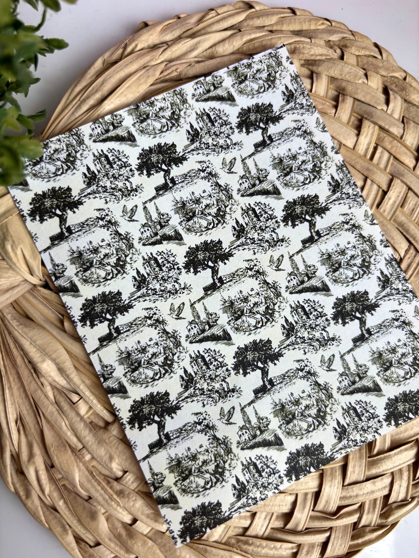 Castle Toile Transfer Paper