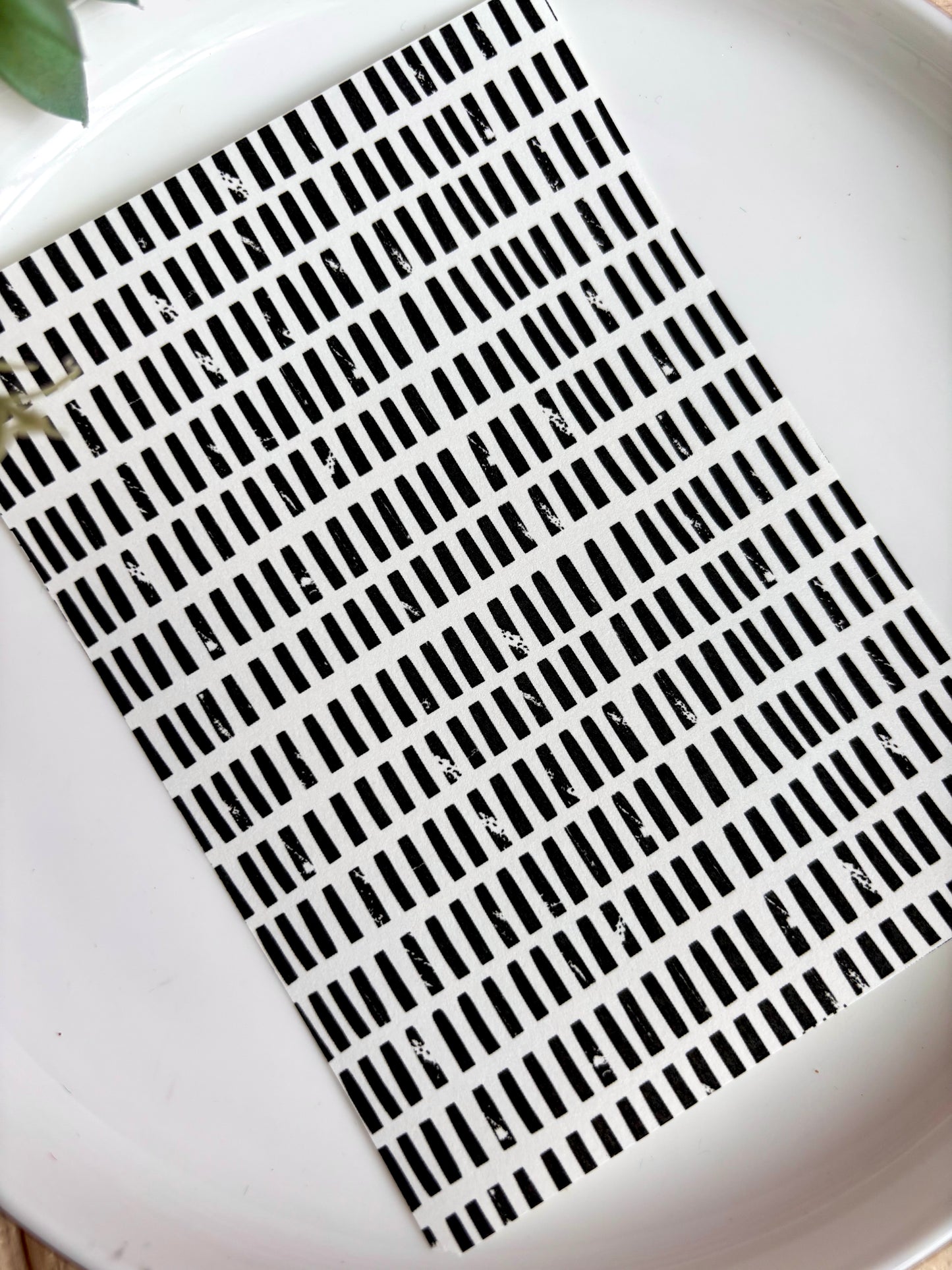 B&W Lil Lines Transfer Paper