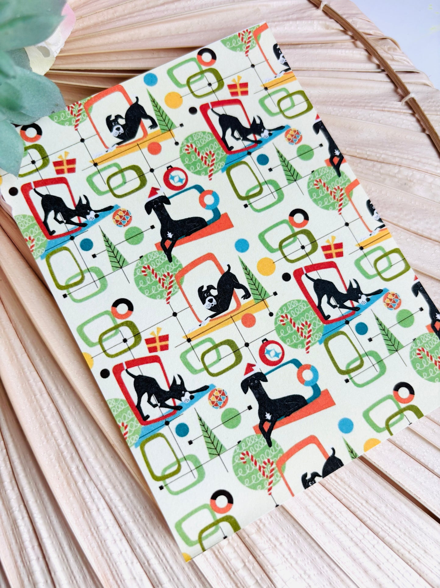 Doggie Squares Transfer Paper