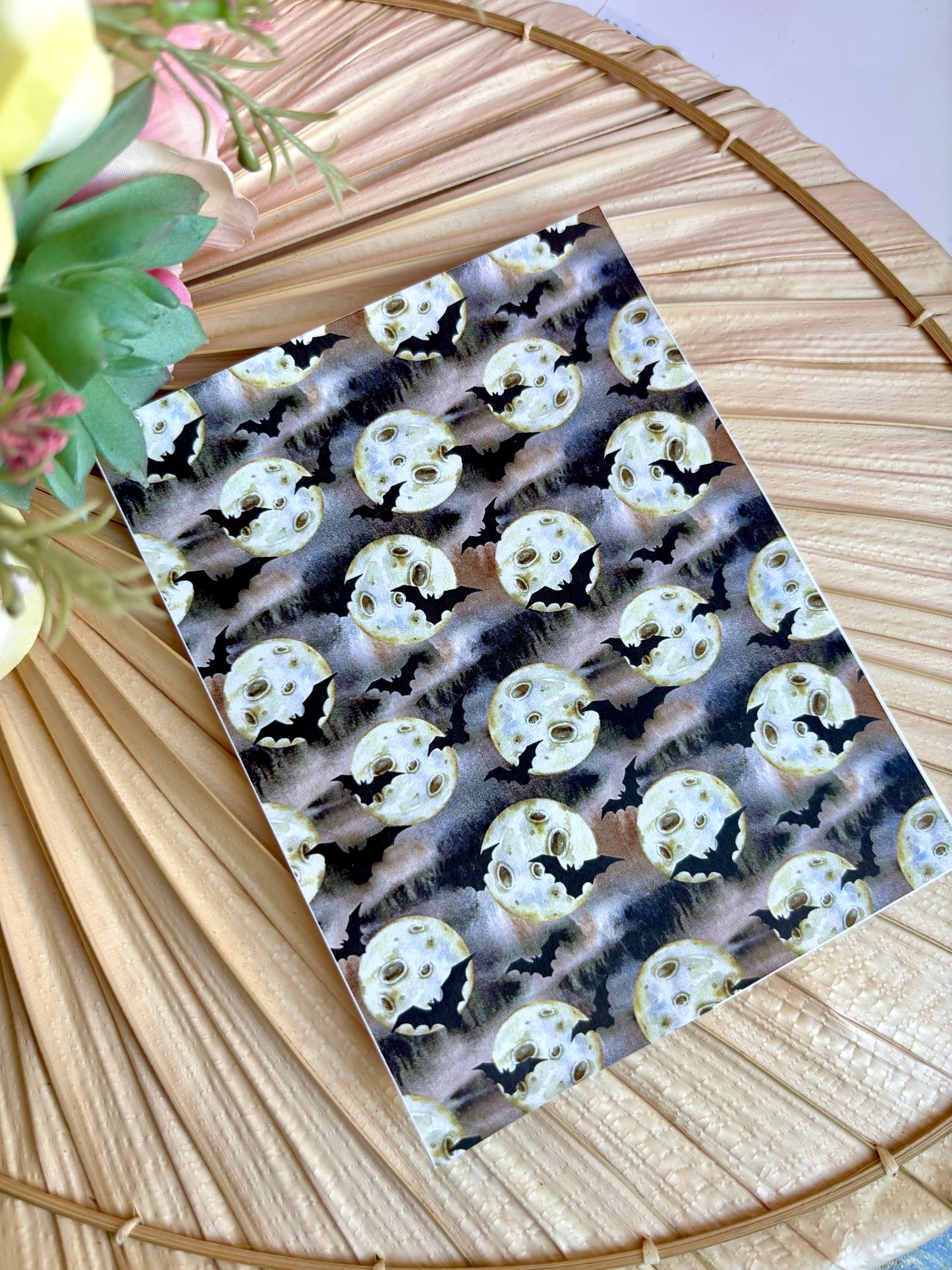 Bat Moon Transfer Paper