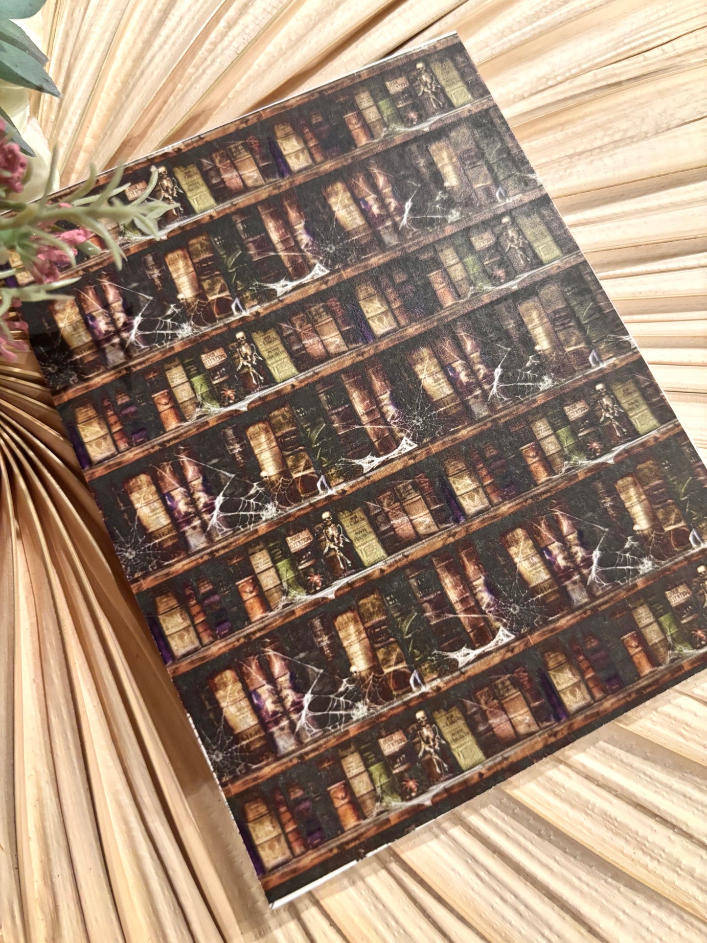 Haunted Bookshelves Transfer Paper