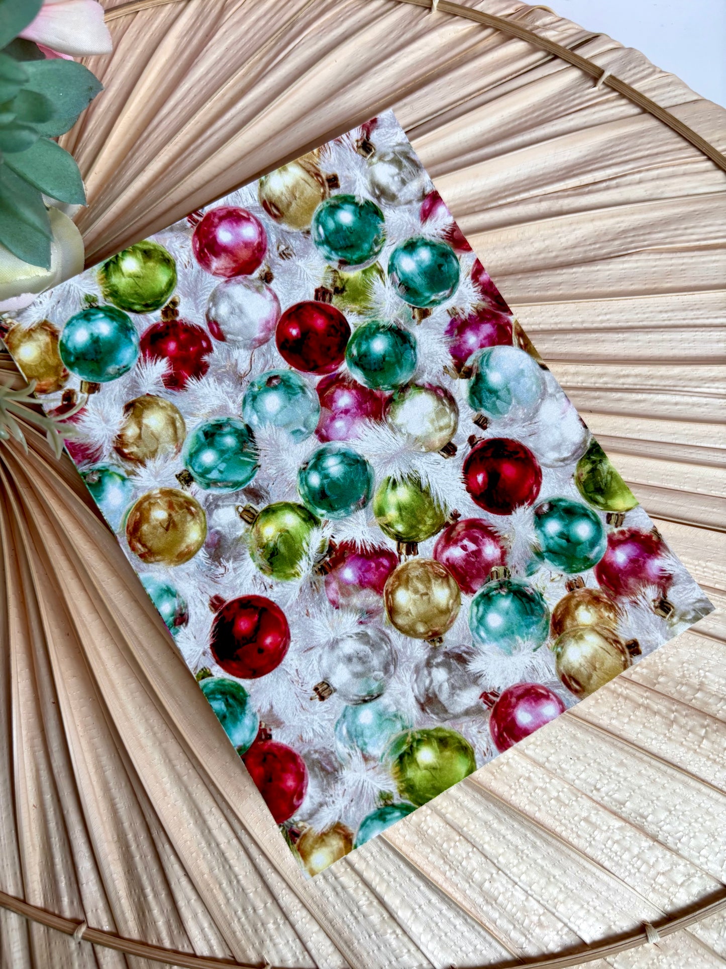 Glass Ornaments 3 Transfer Paper