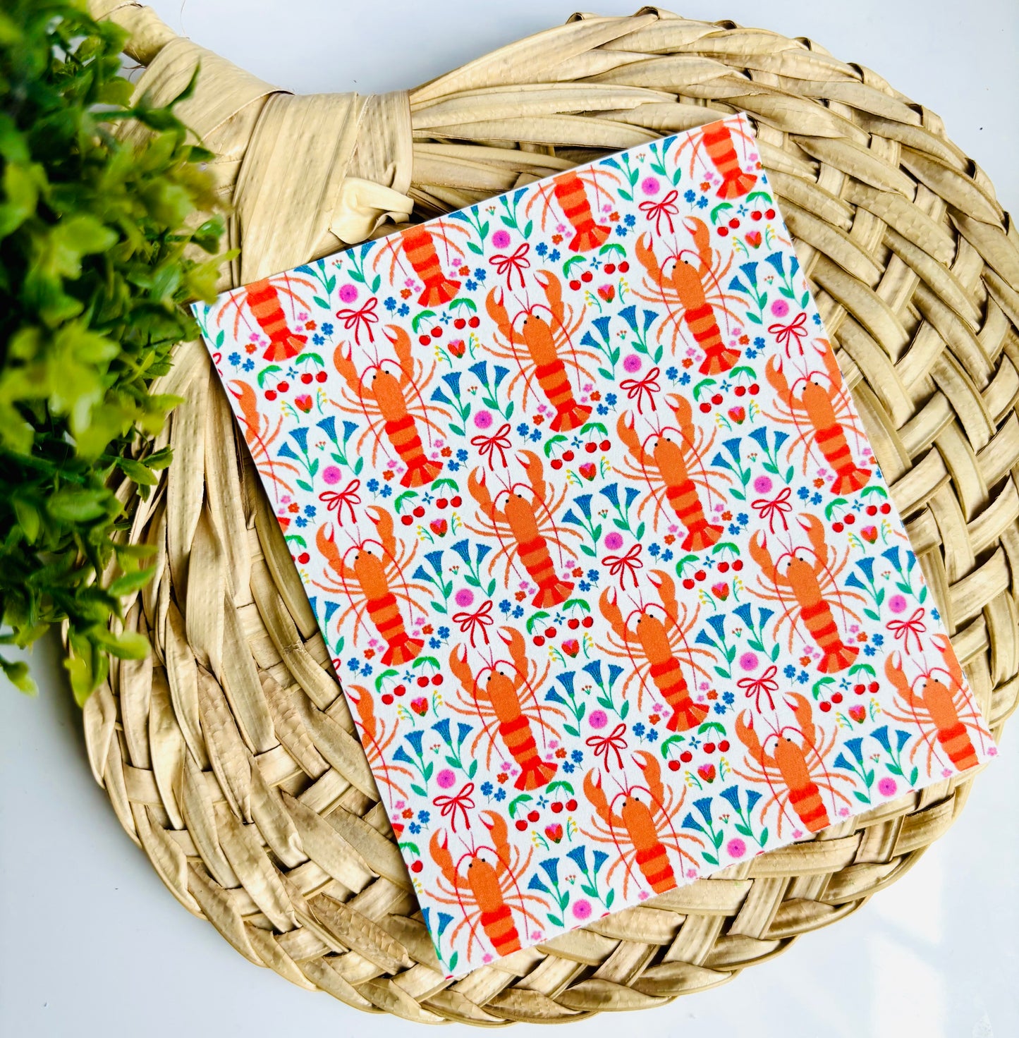 Lobster Party Transfer Paper