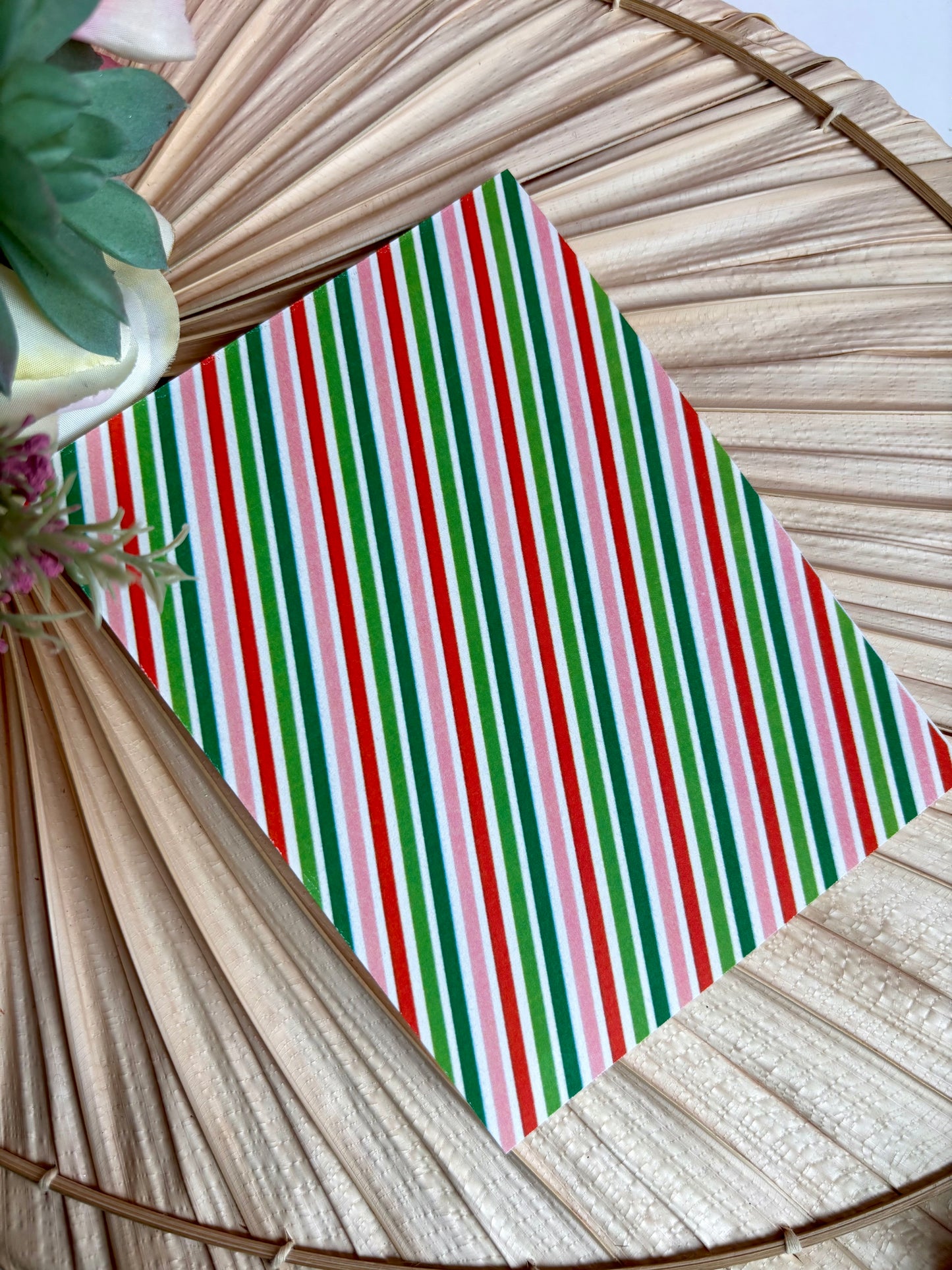 Skinny Diagonal Stripe Transfer Paper