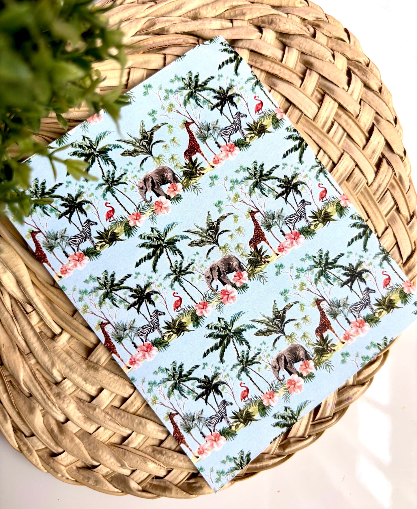 Safari Parade Transfer Paper