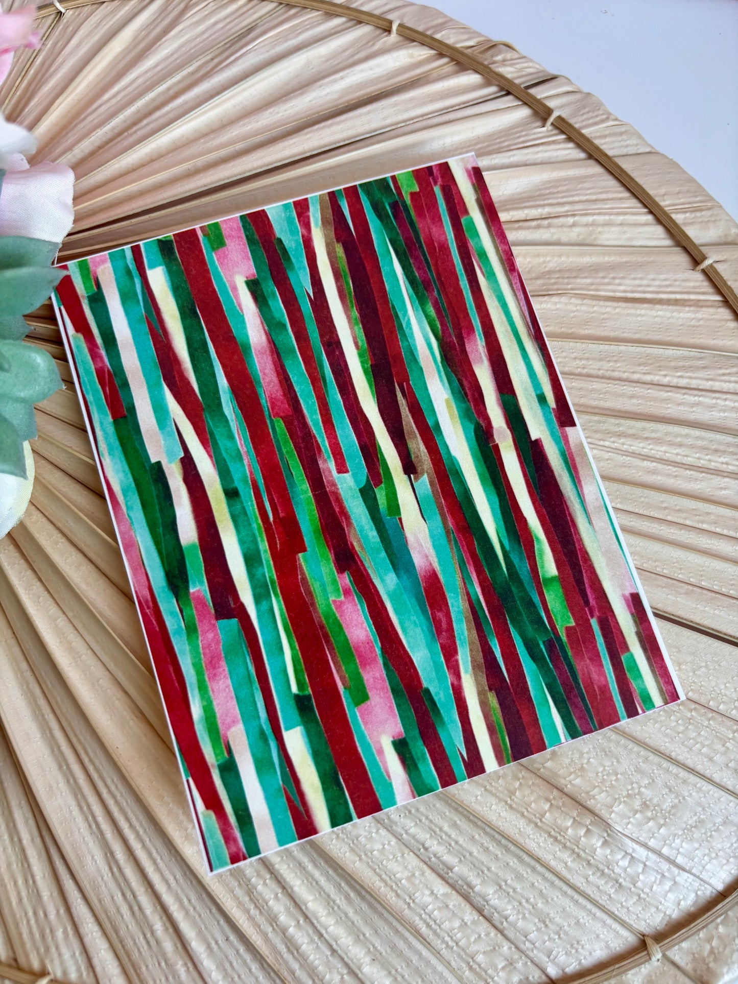 Xmas Ribbon Transfer Paper