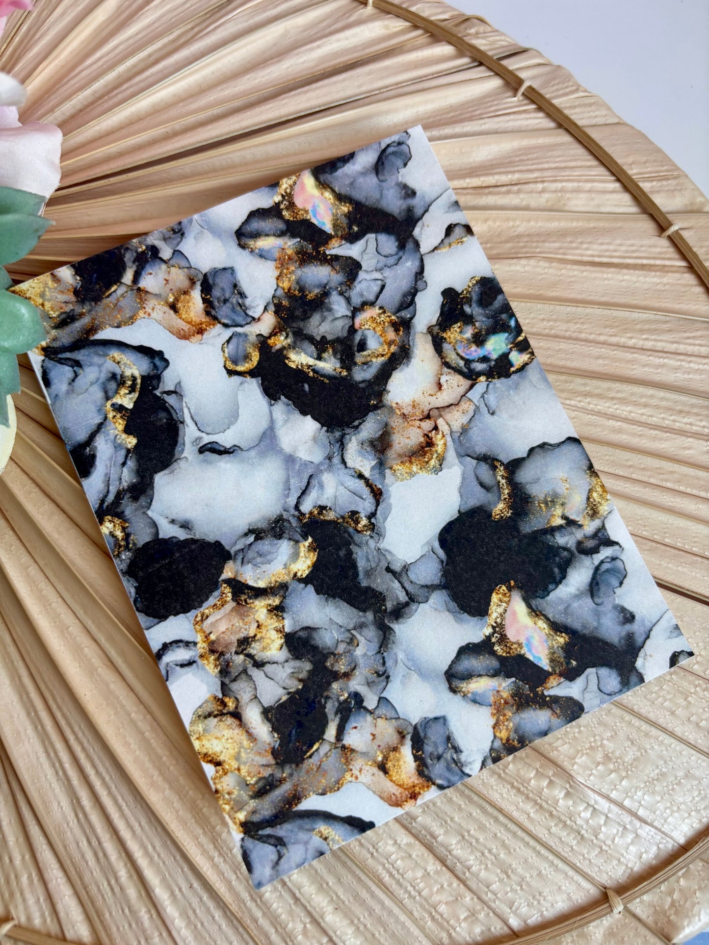 Black & Gold Ink Transfer Paper