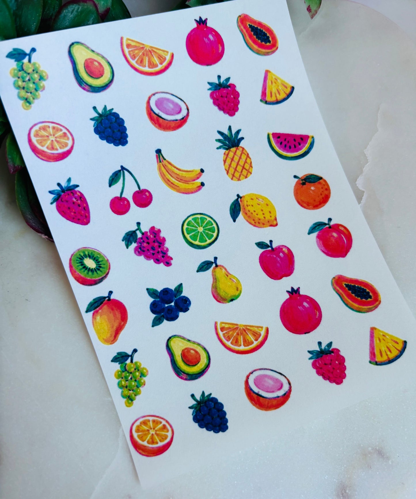 Fruit Charm Transfer Paper