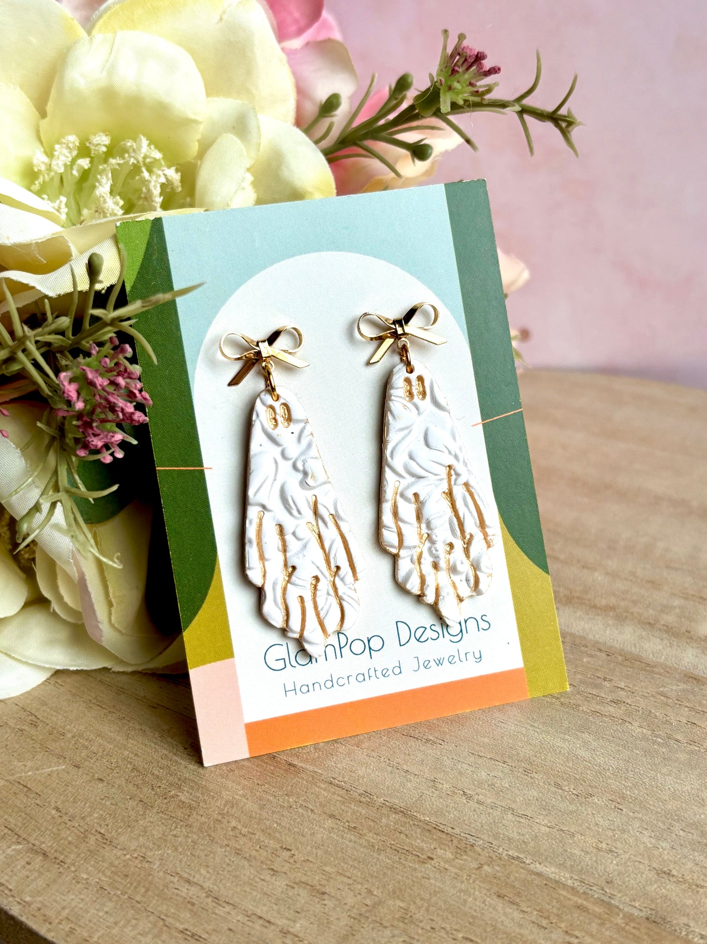 Embossed Halloween Earrings