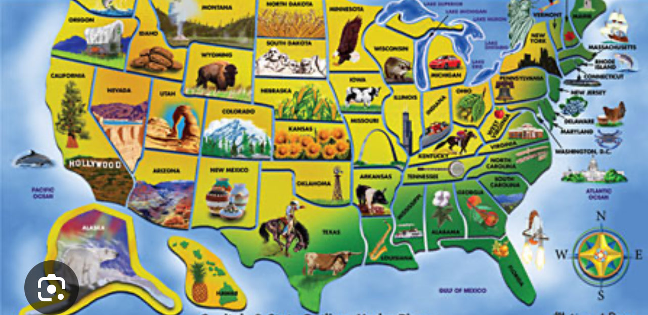 State Charms Transfer Paper